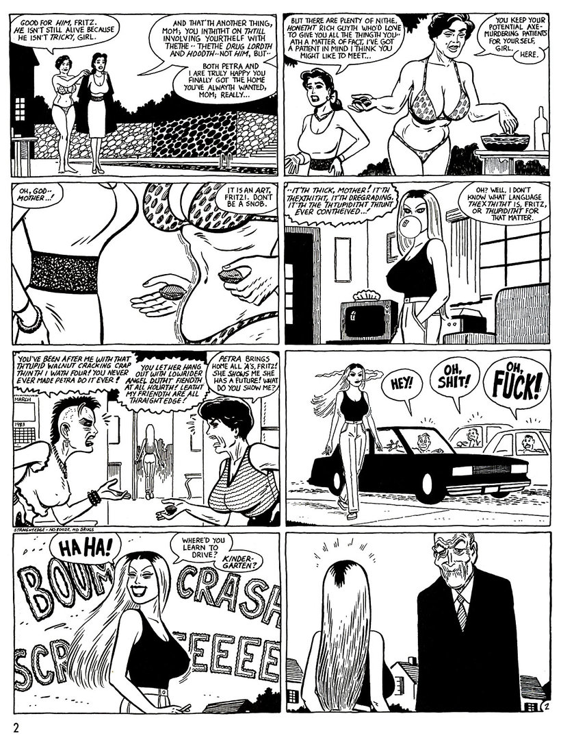 Read online Love and Rockets (1982) comic -  Issue #43 - 4