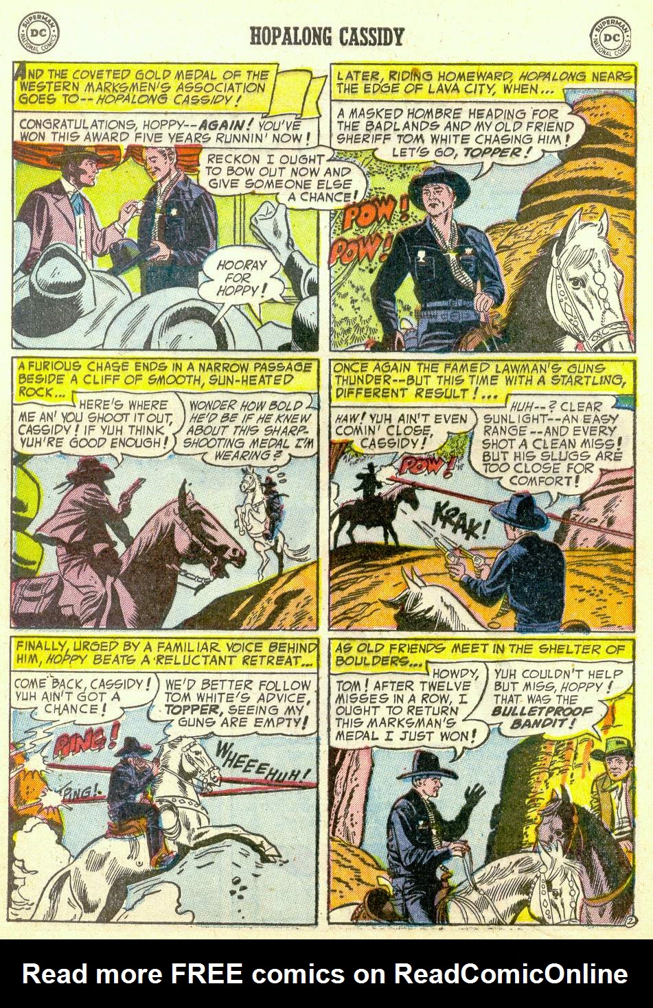 Read online Hopalong Cassidy comic -  Issue #90 - 28