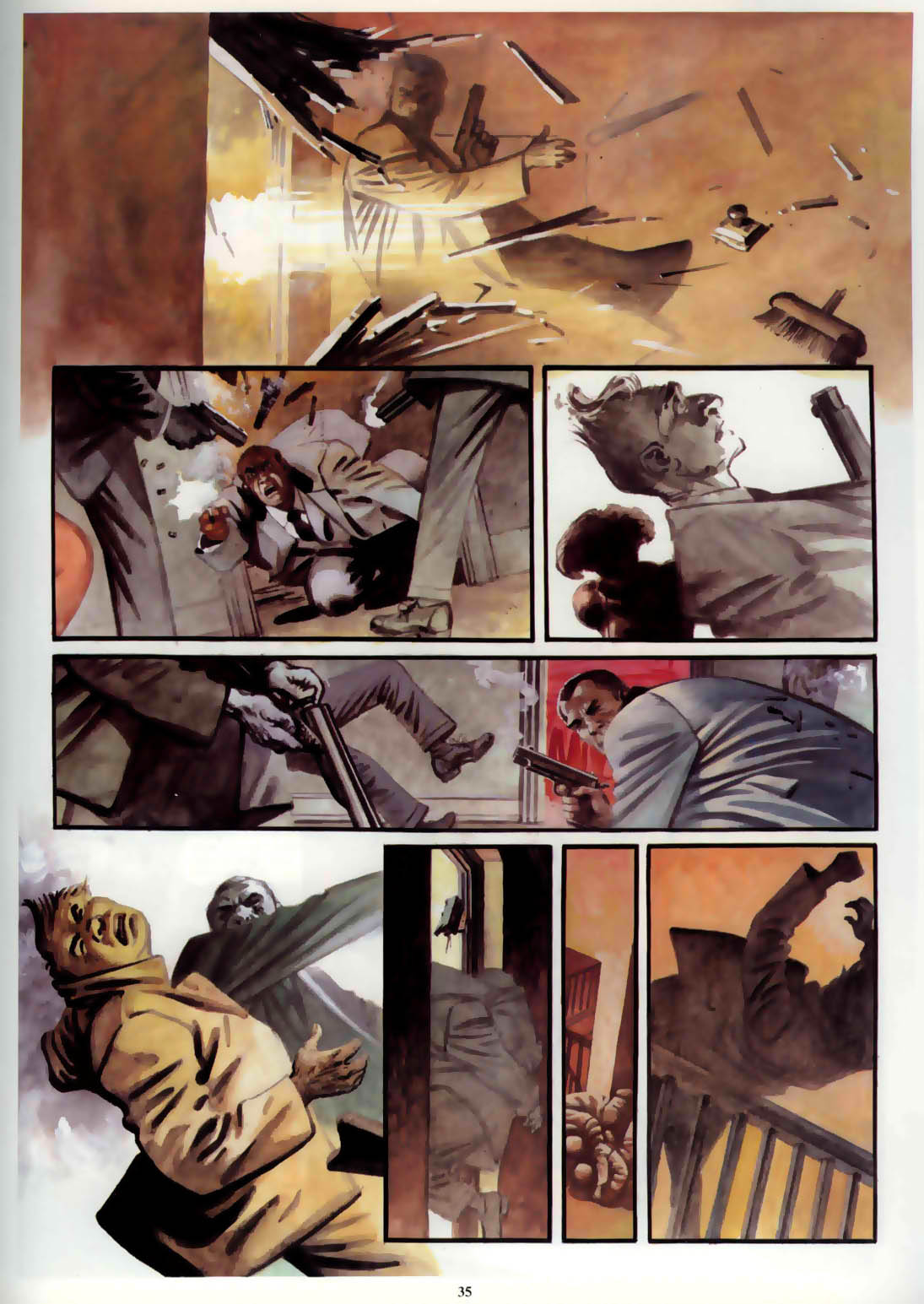 Read online Marvel Graphic Novel comic -  Issue #6 Night Raven - House of Cards - 34