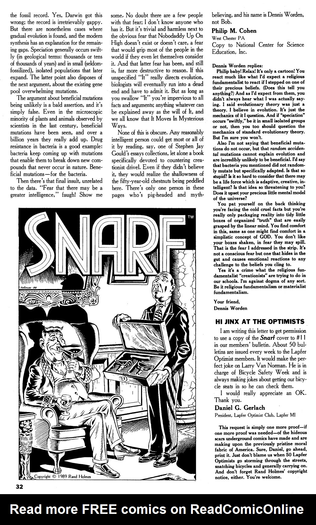 Read online Snarf comic -  Issue #12 - 34