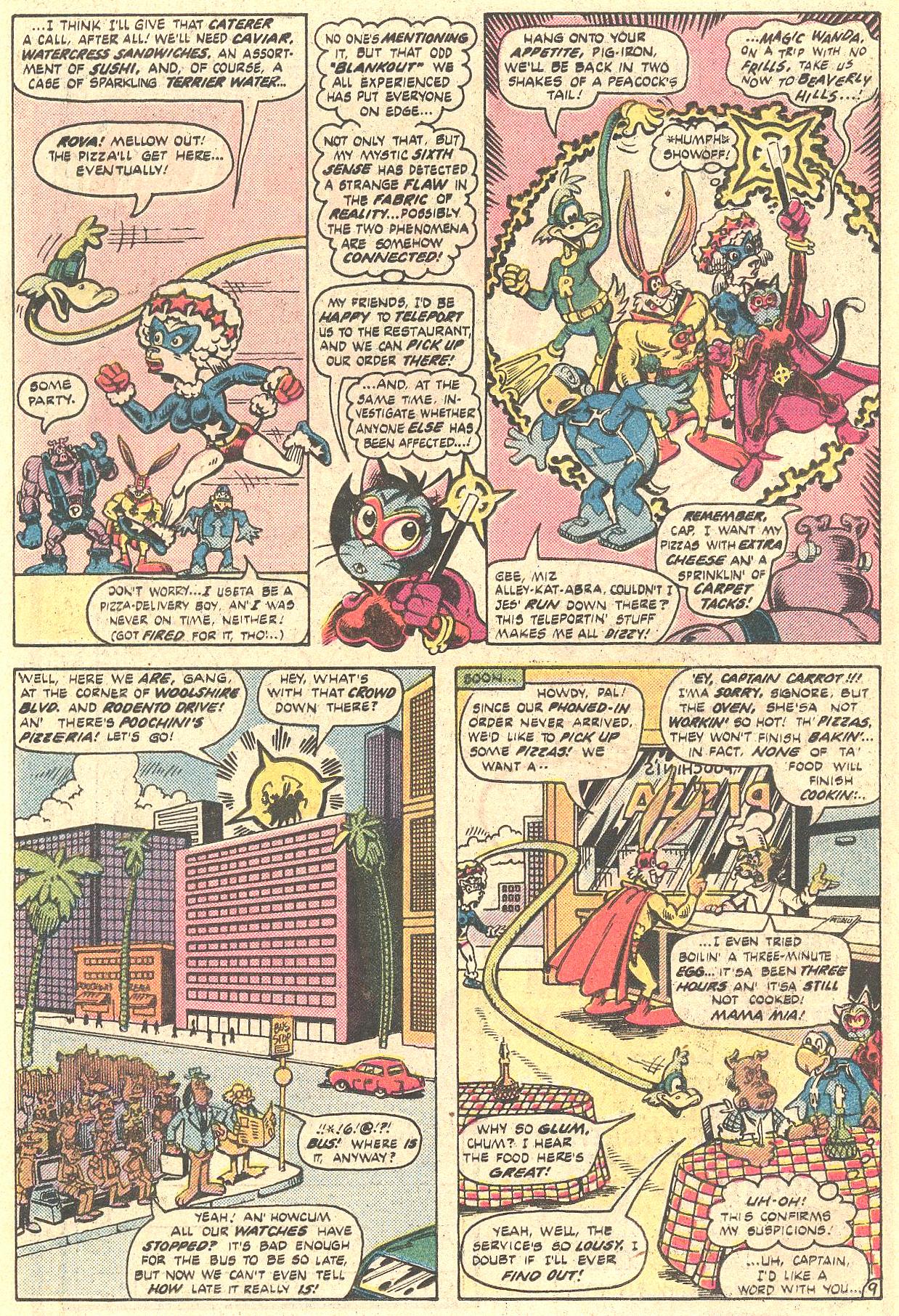 Read online Captain Carrot and His Amazing Zoo Crew! comic -  Issue #8 - 10