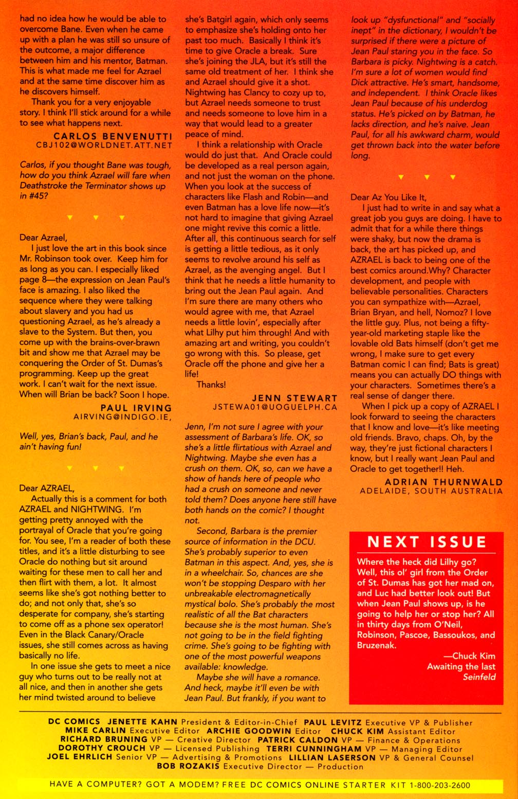 Read online Azrael (1995) comic -  Issue #43 - 25