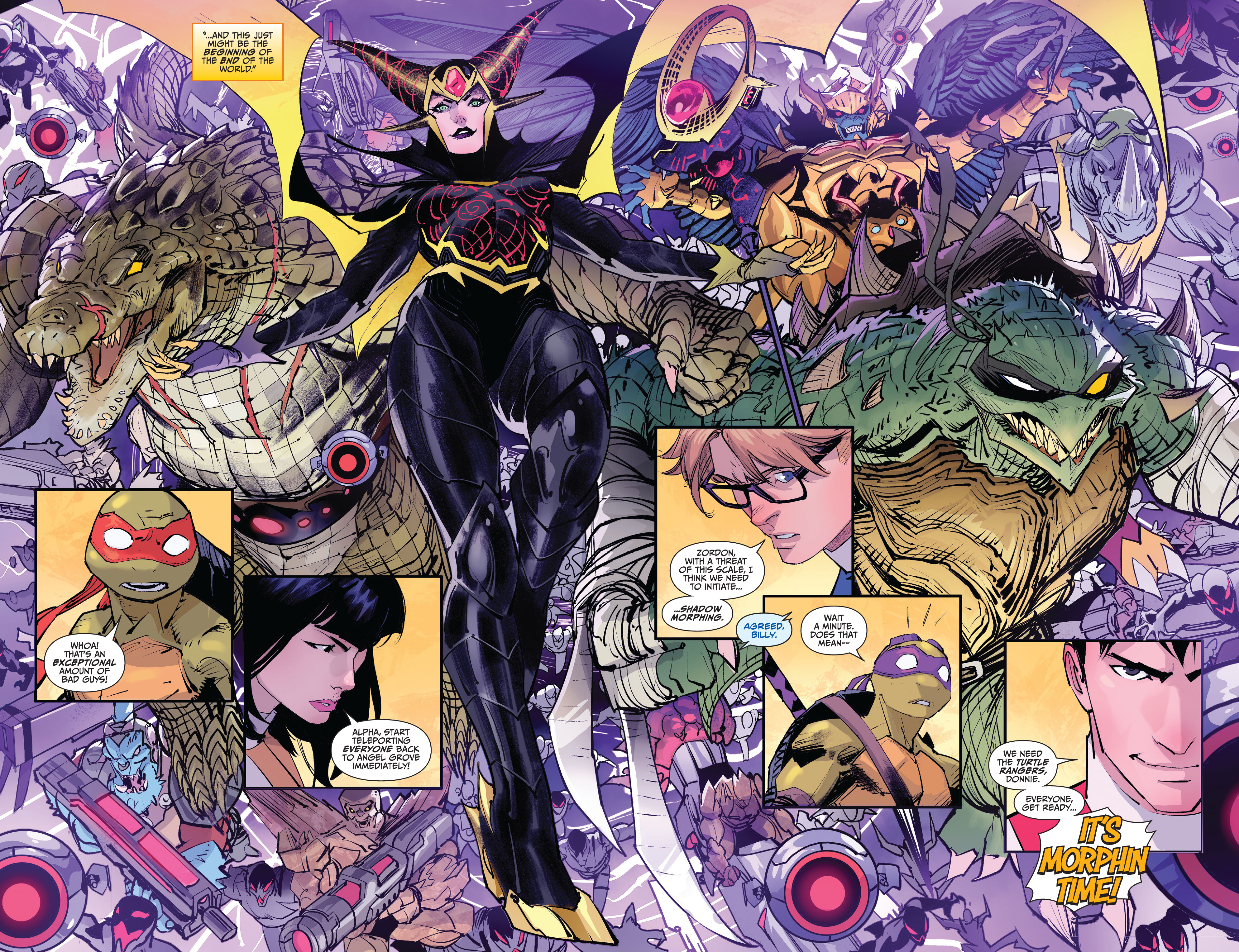 Read online Mighty Morphin Power Rangers/ Teenage Mutant Ninja Turtles II comic -  Issue #2 - 12