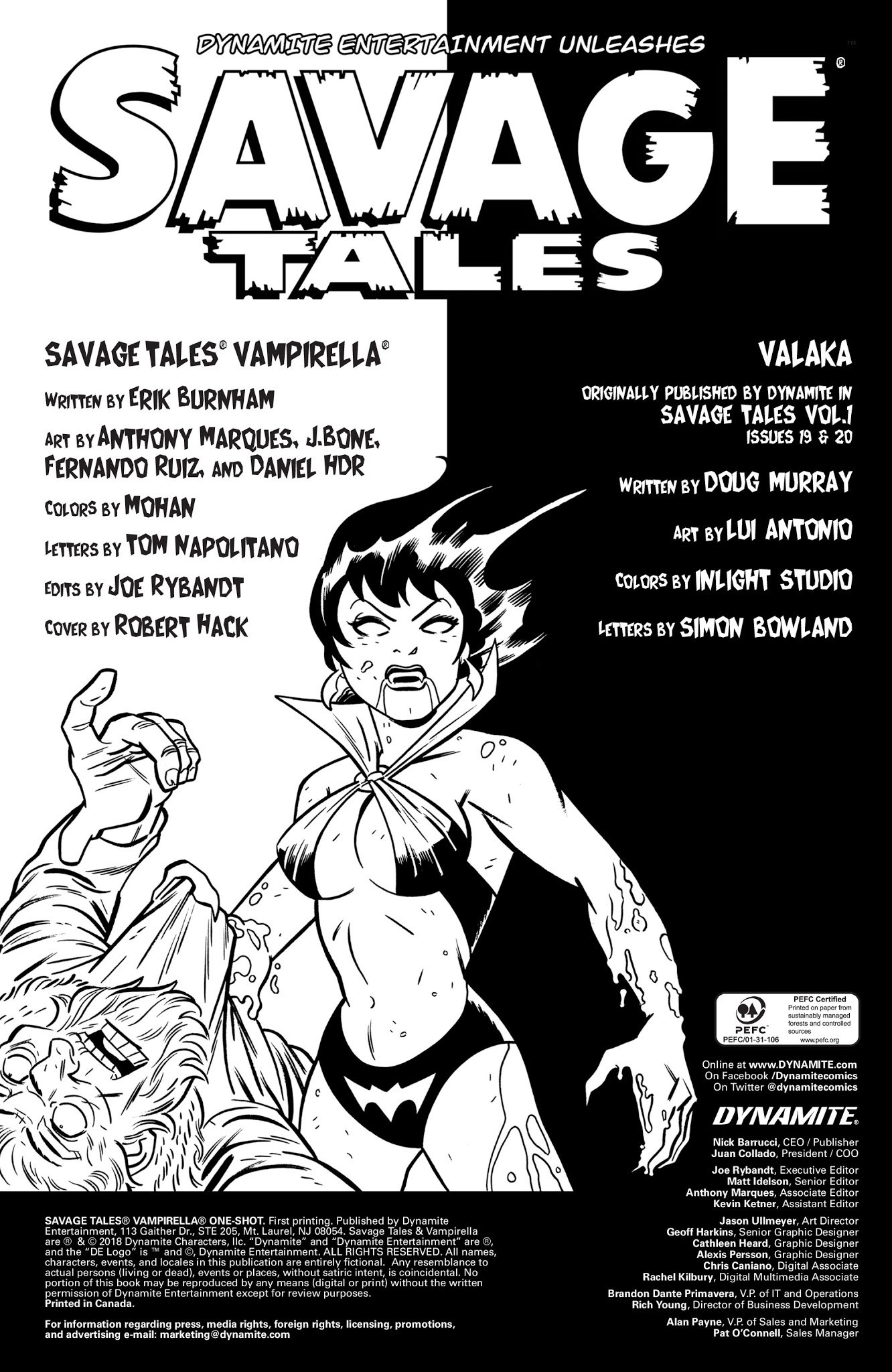 Read online Savage Tales: Vampirella comic -  Issue # Full - 2