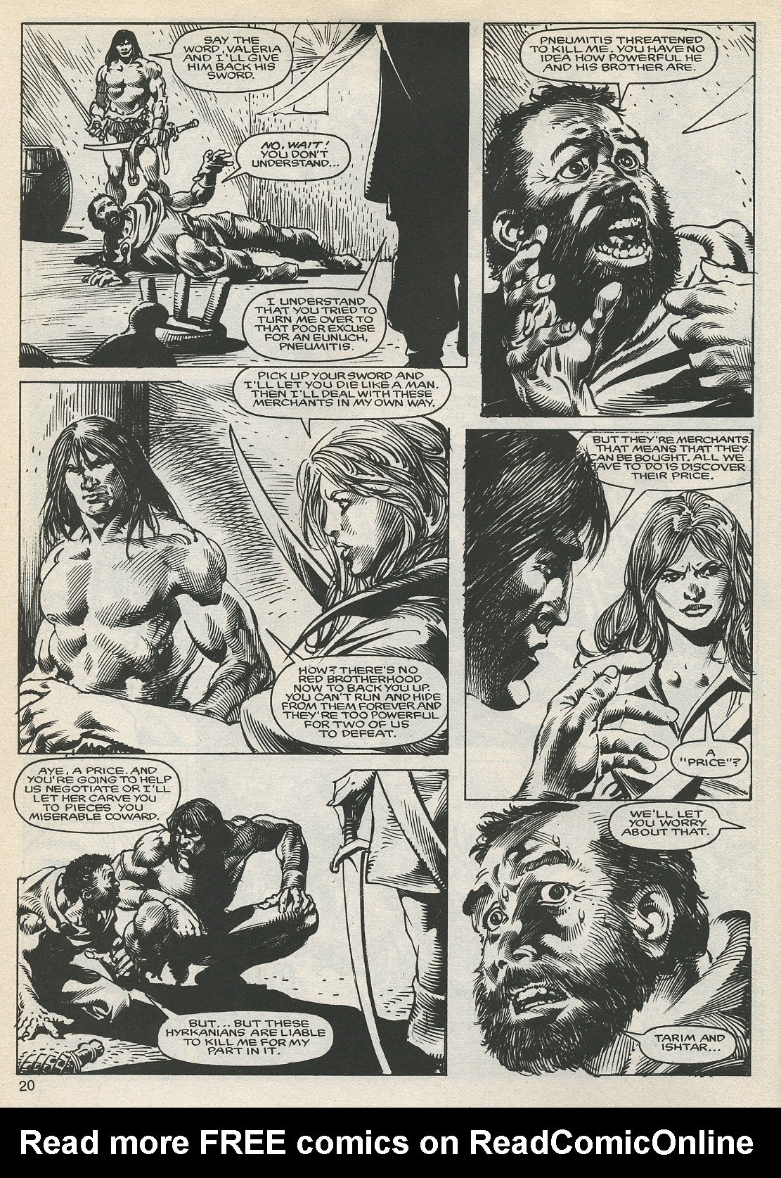 Read online The Savage Sword Of Conan comic -  Issue #127 - 20