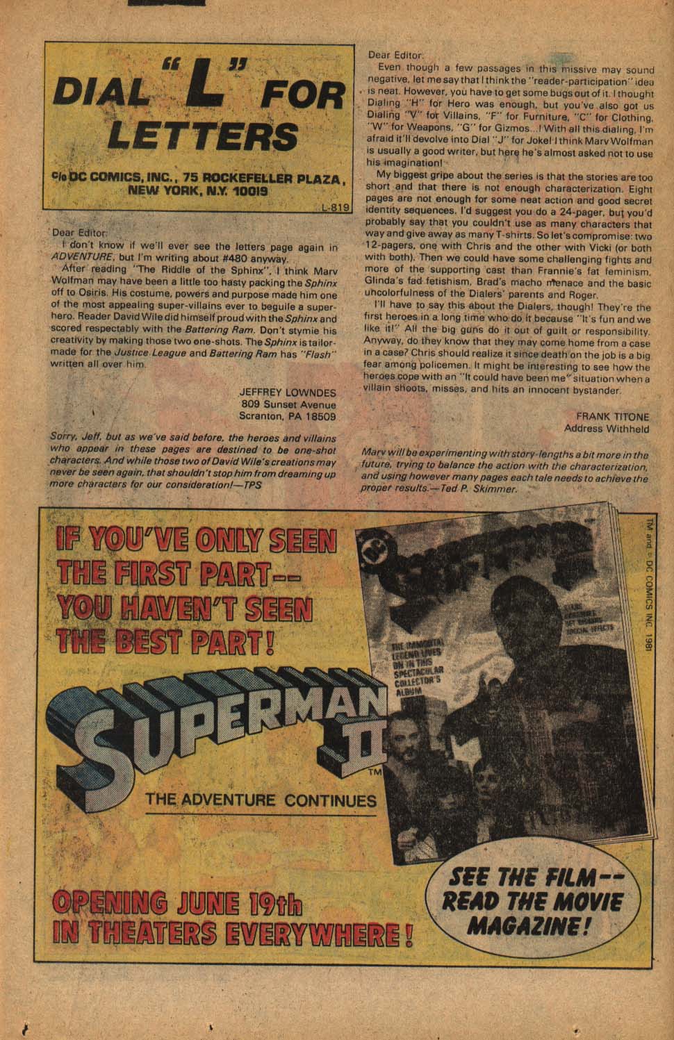 Read online Adventure Comics (1938) comic -  Issue #485 - 14