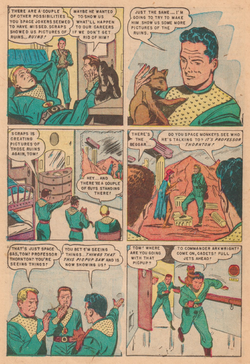 Read online Tom Corbett, Space Cadet comic -  Issue #4 - 12
