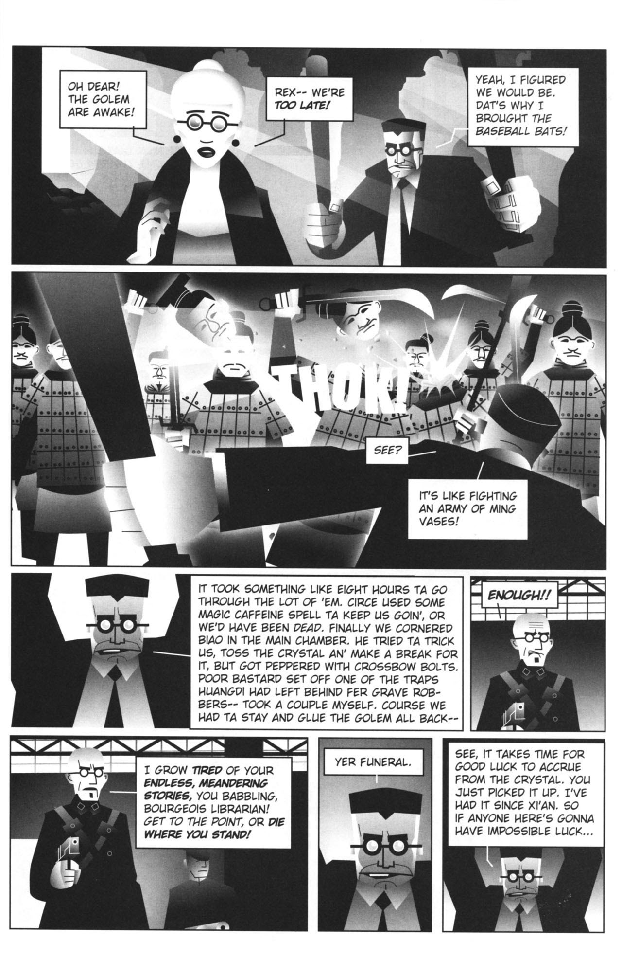 Read online Rex Libris comic -  Issue #9 - 10