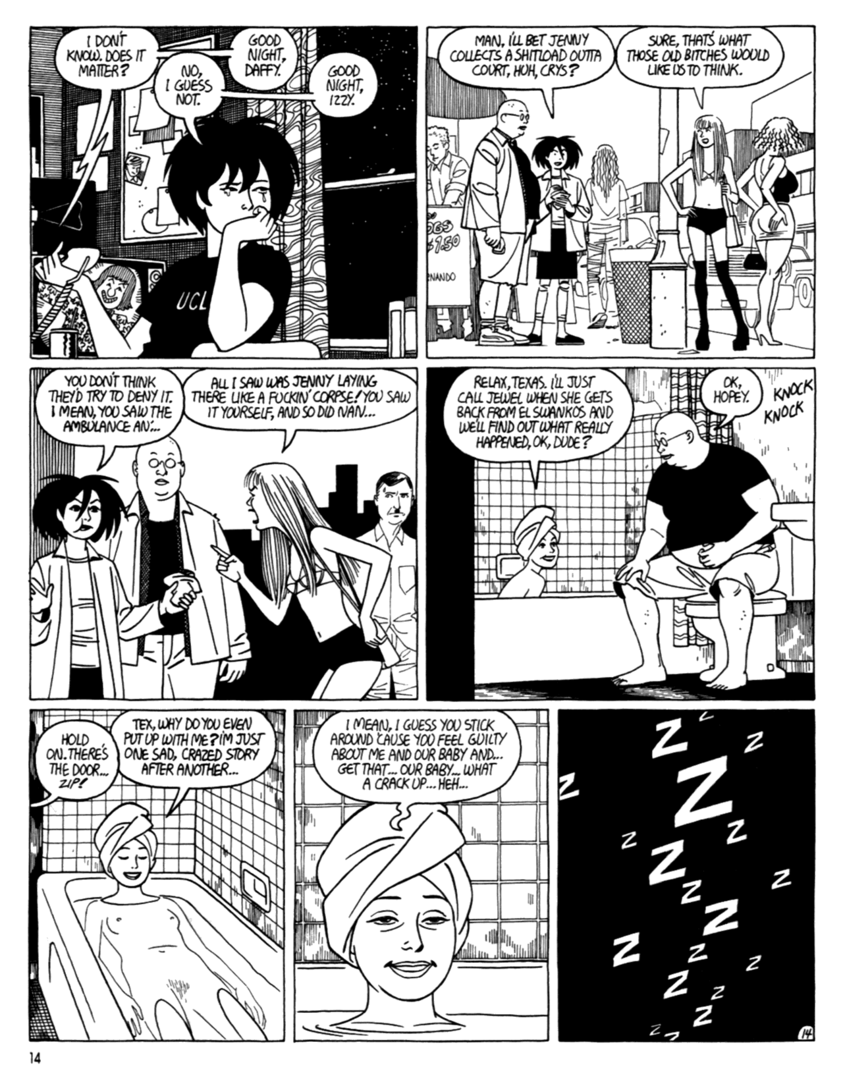 Read online Love and Rockets (1982) comic -  Issue #39 - 16