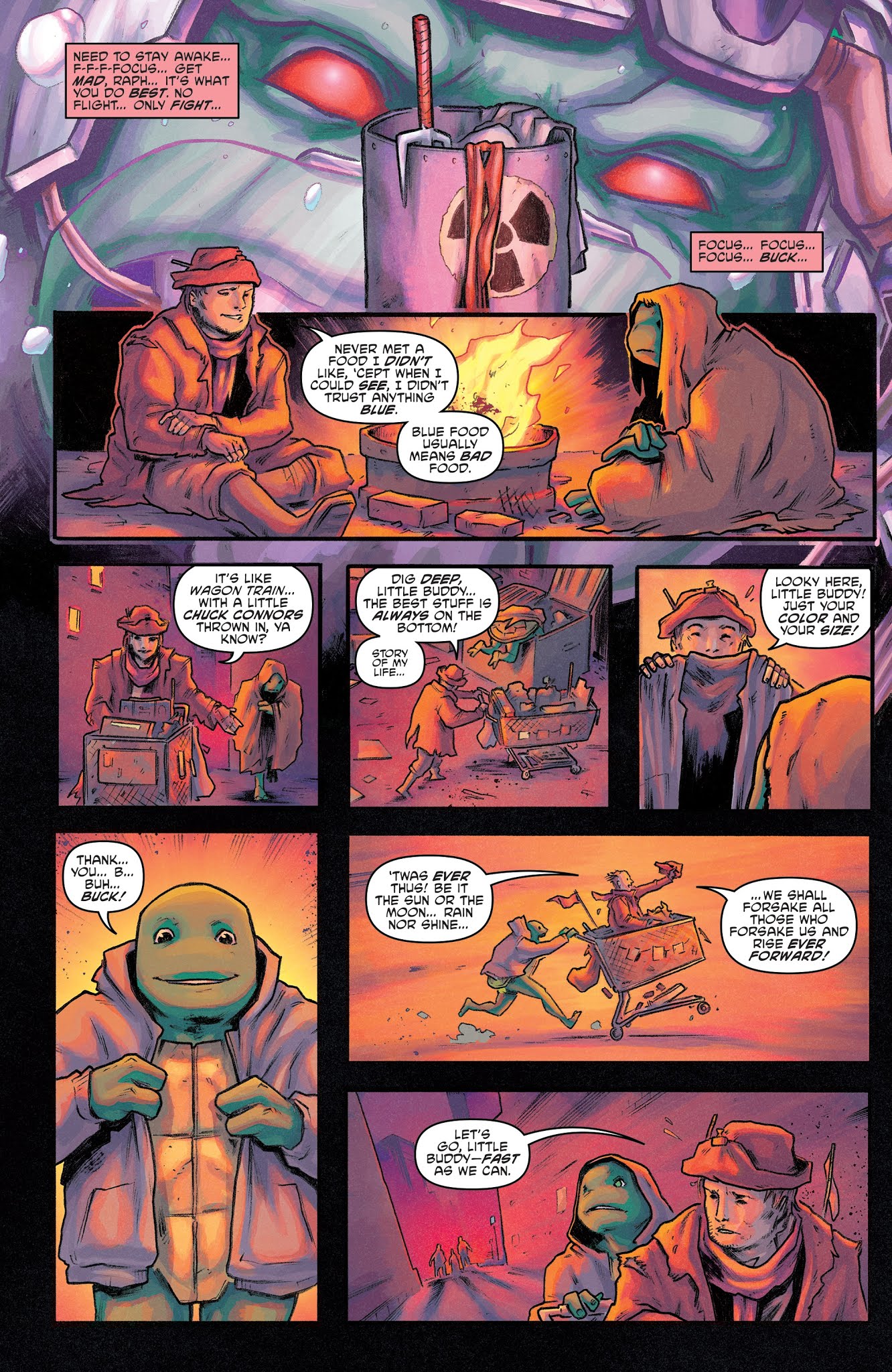 Read online Teenage Mutant Ninja Turtles: Macro-Series comic -  Issue #4 - 15