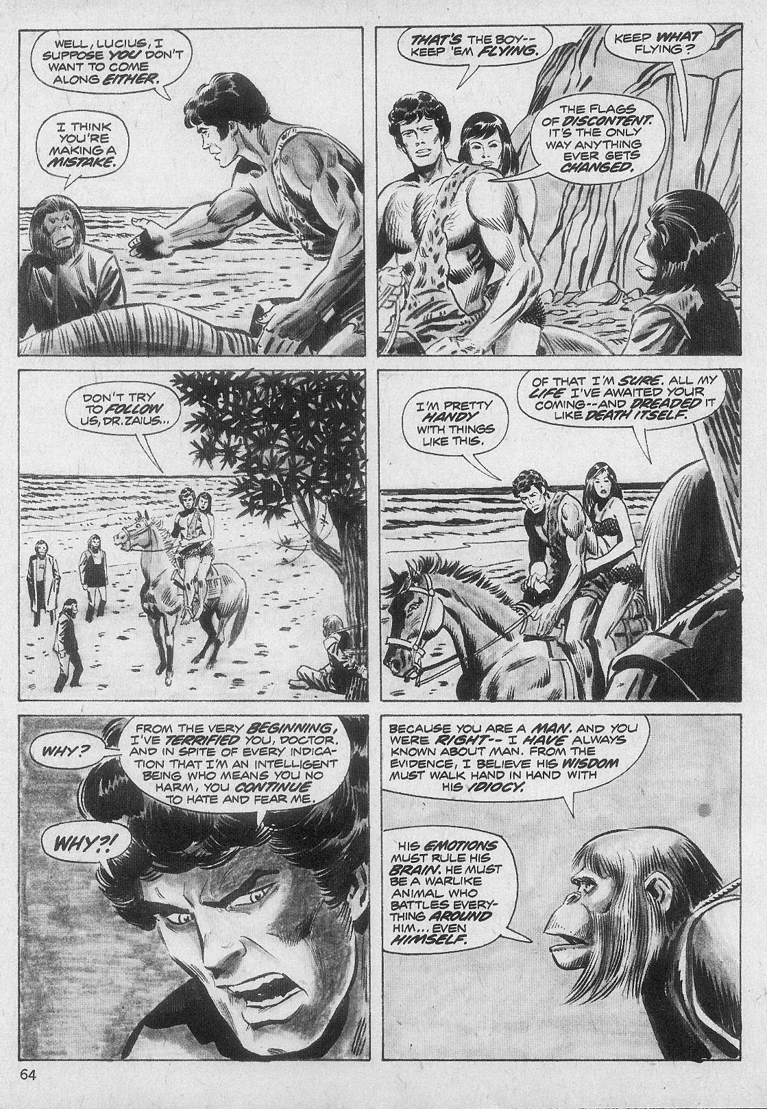 Read online Planet of the Apes comic -  Issue #6 - 59