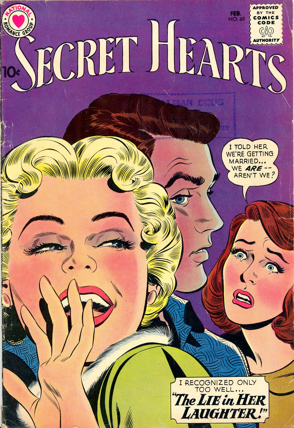 Read online Secret Hearts comic -  Issue #69 - 1