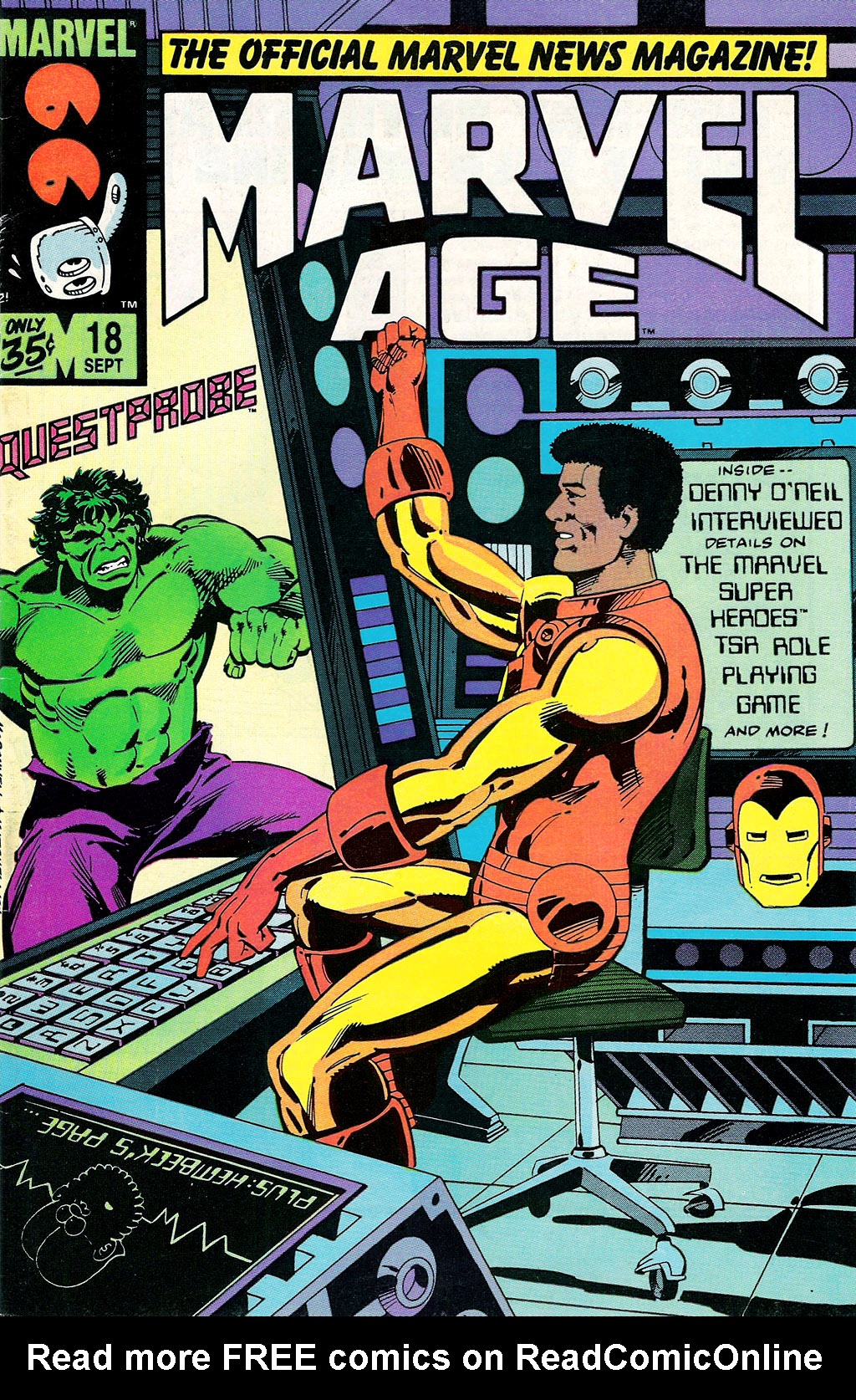 Read online Marvel Age comic -  Issue #18 - 1