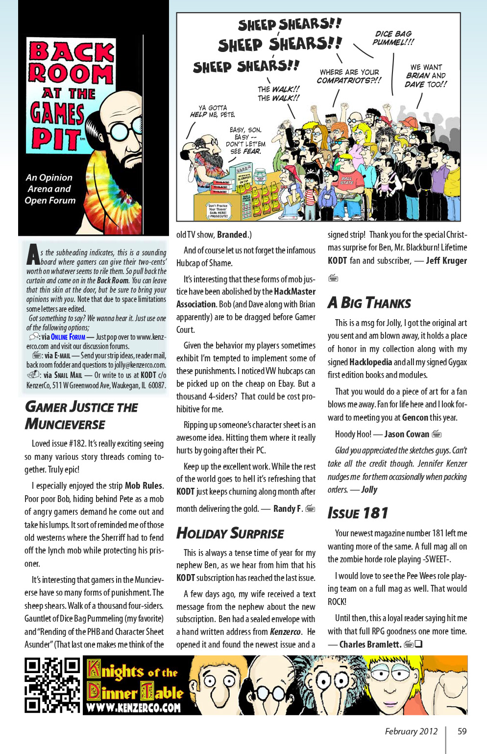 Read online Knights of the Dinner Table comic -  Issue #184 - 61