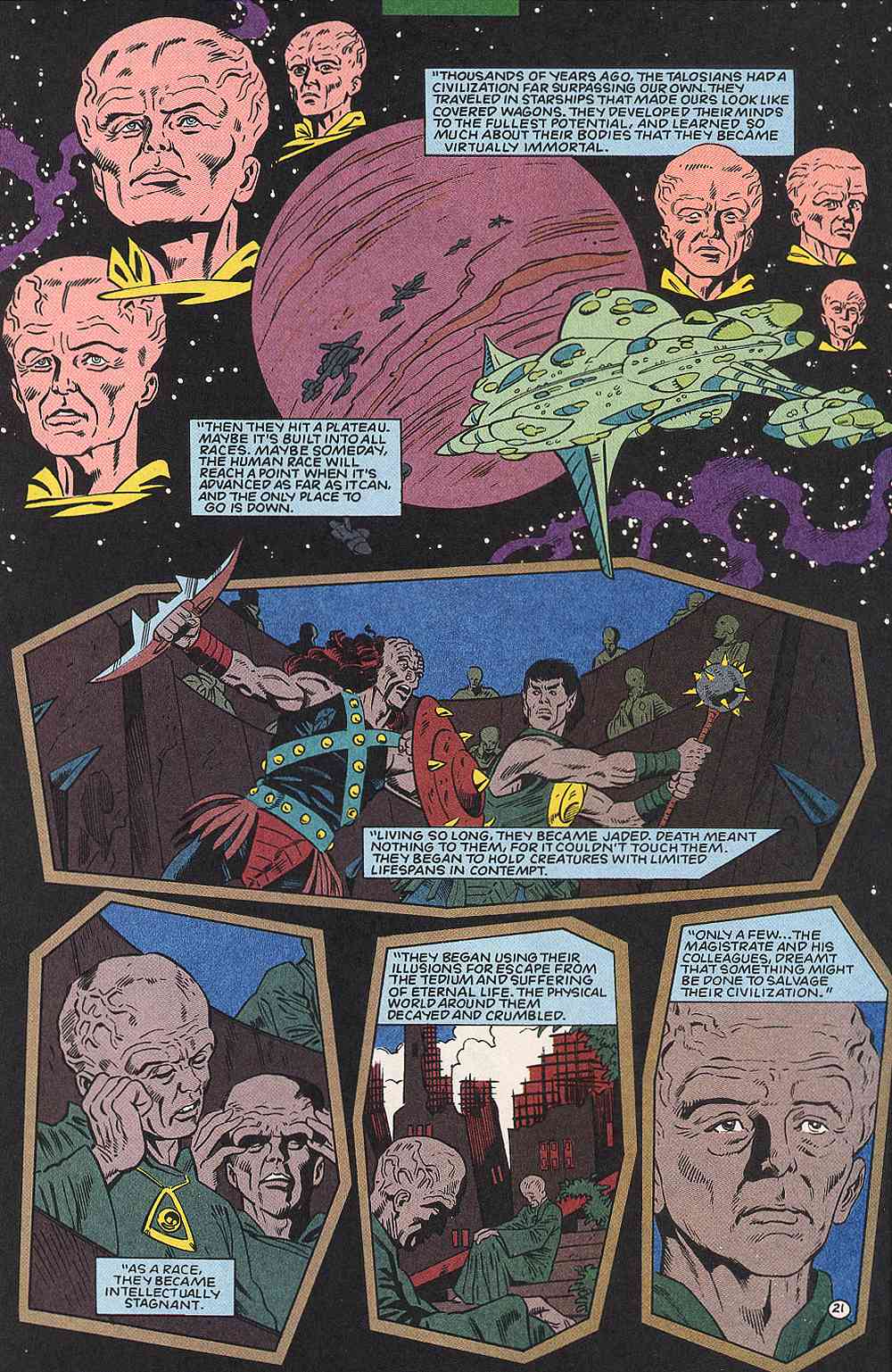 Read online Star Trek (1989) comic -  Issue #61 - 22