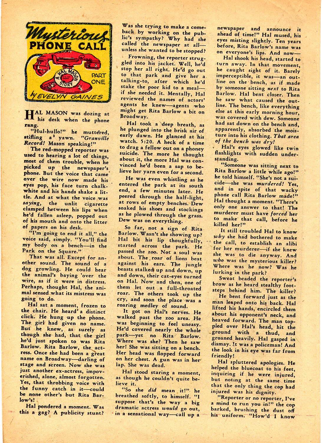 Read online Sensation (Mystery) Comics comic -  Issue #30 - 40