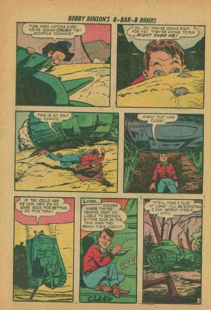Read online Bobby Benson's B-Bar-B Riders comic -  Issue #12 - 8