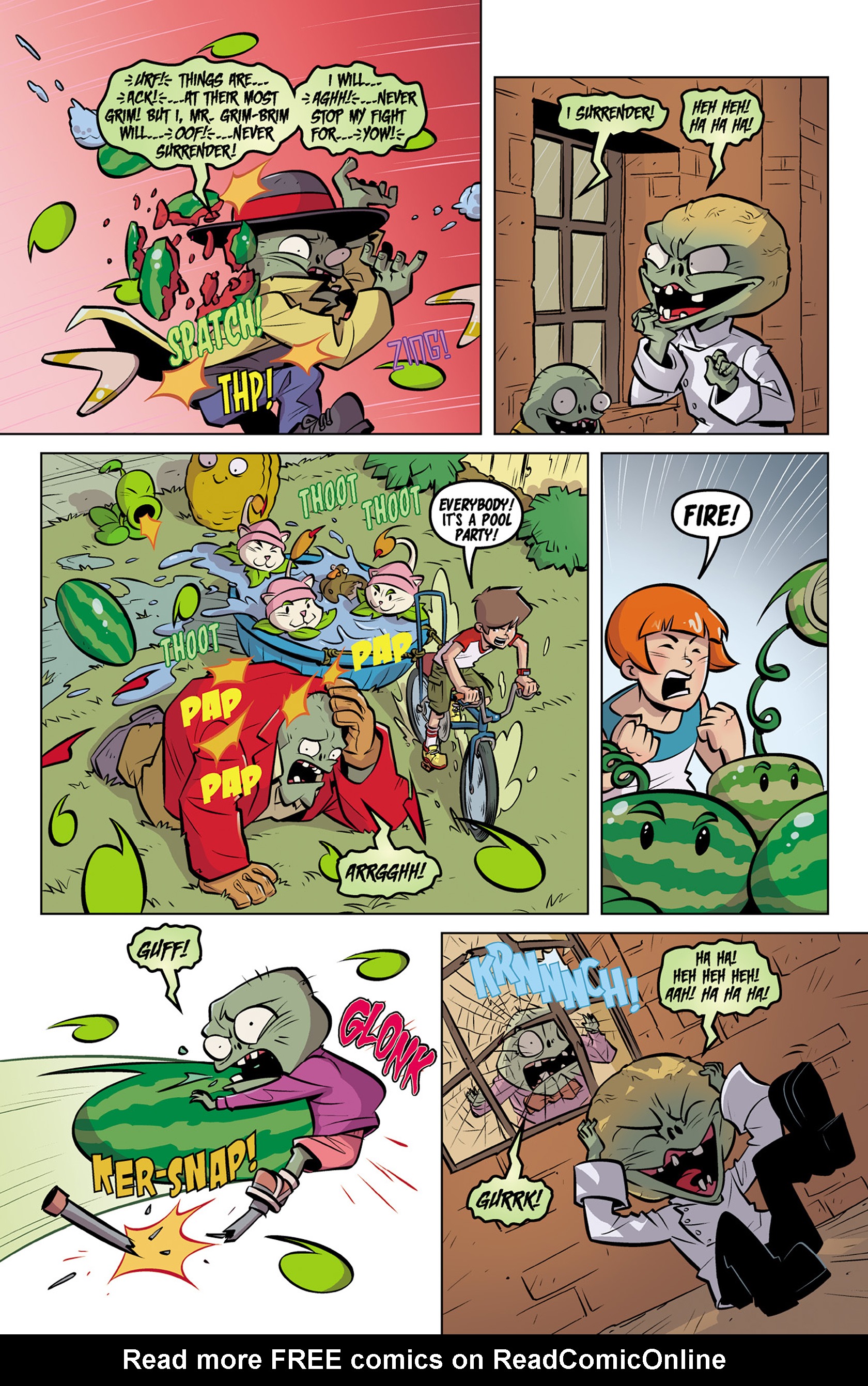 Read online Plants vs. Zombies: Bully For You comic -  Issue #3 - 17