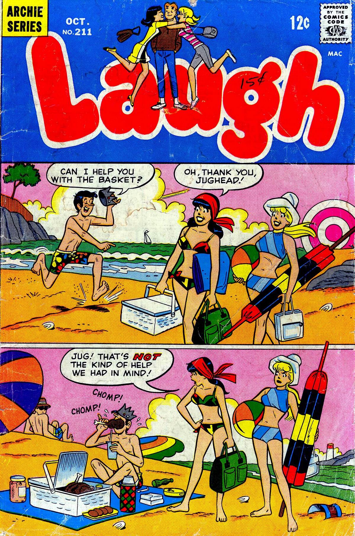 Read online Laugh (Comics) comic -  Issue #211 - 1
