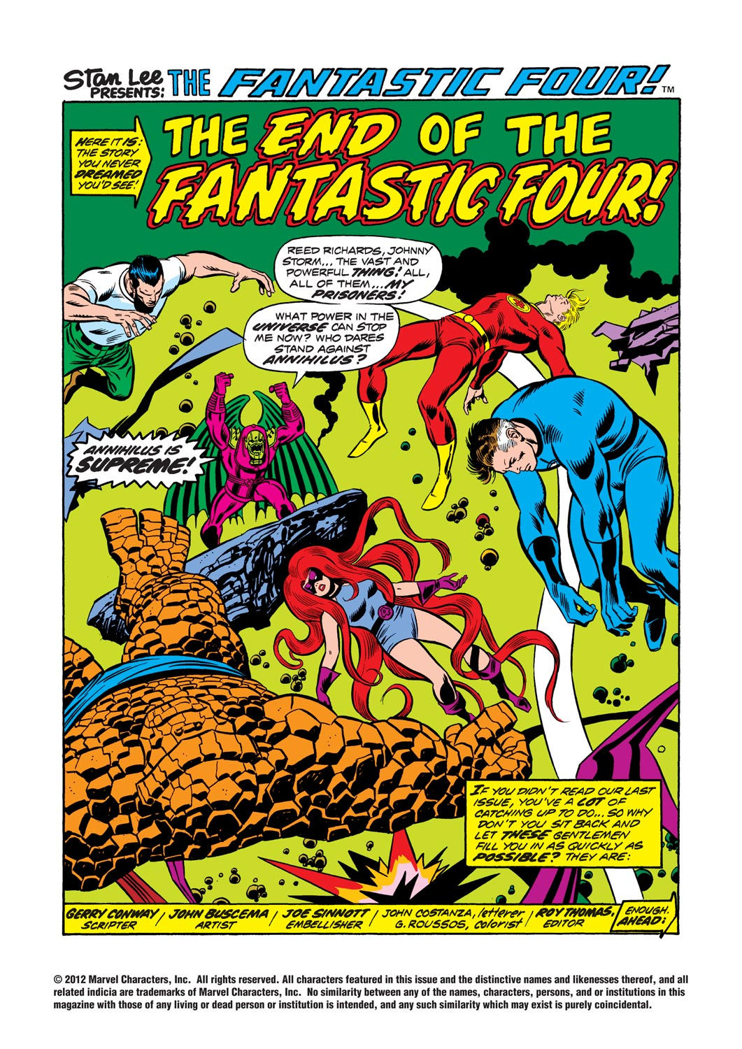Read online Fantastic Four (1961) comic -  Issue #141 - 2