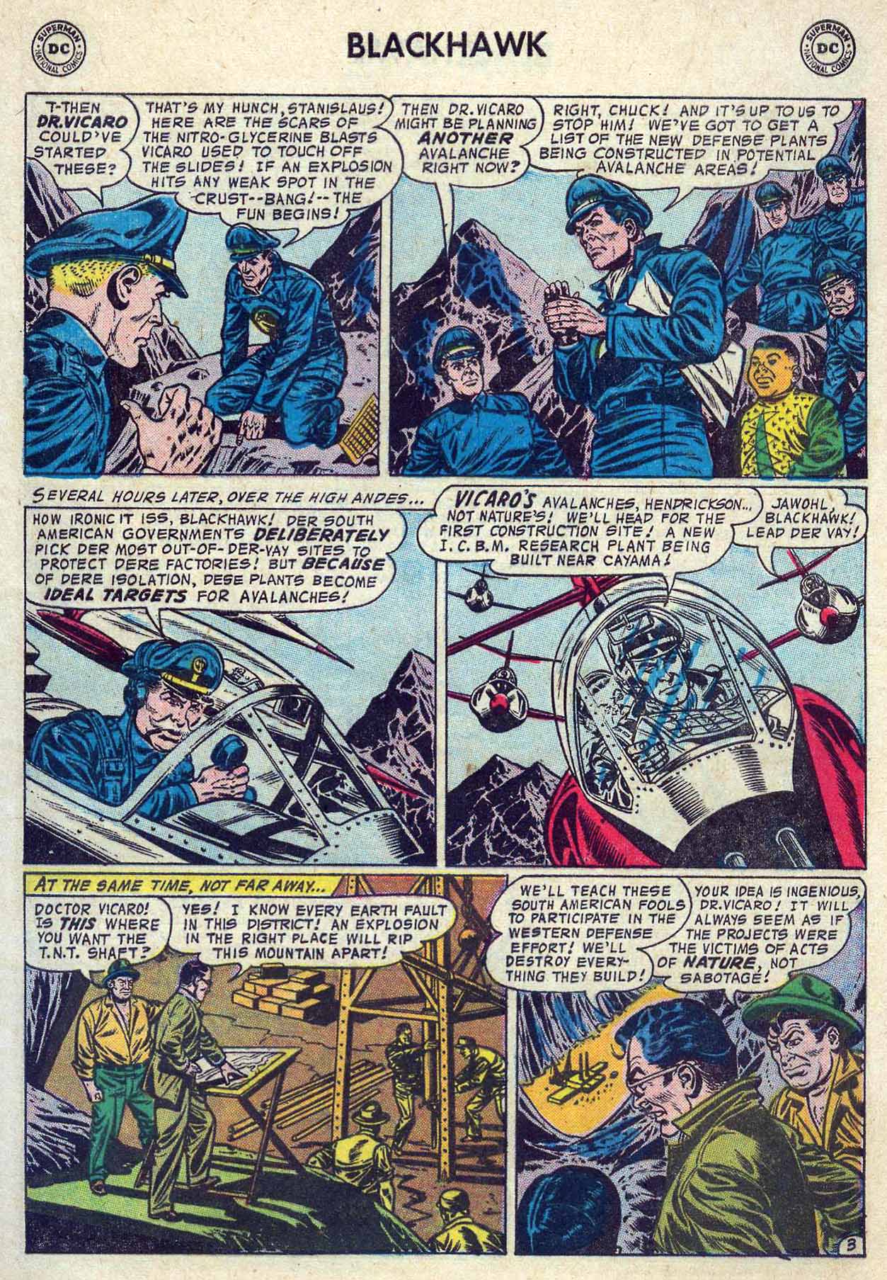 Read online Blackhawk (1957) comic -  Issue #109 - 5