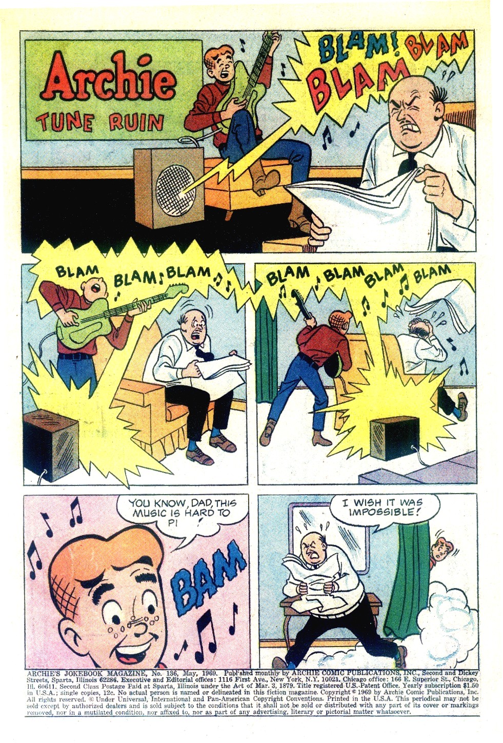 Read online Archie's Joke Book Magazine comic -  Issue #136 - 3