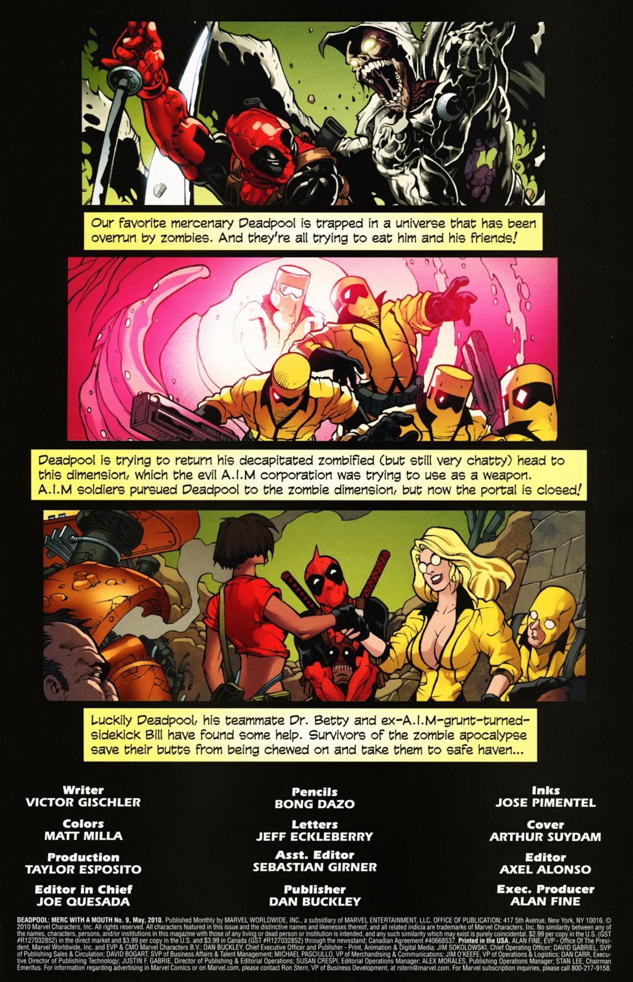 Read online Deadpool: Merc With a Mouth comic -  Issue #9 - 2