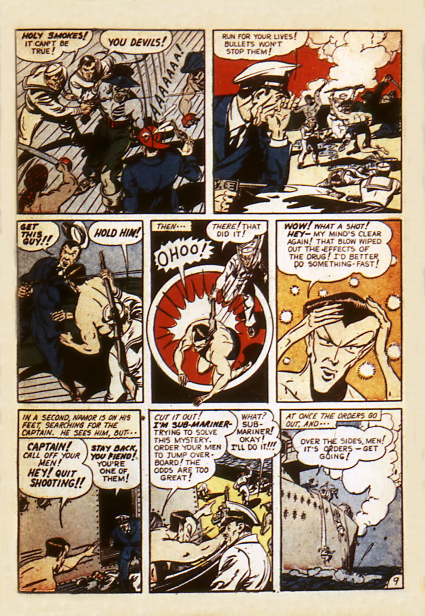 Read online Sub-Mariner Comics comic -  Issue #7 - 11