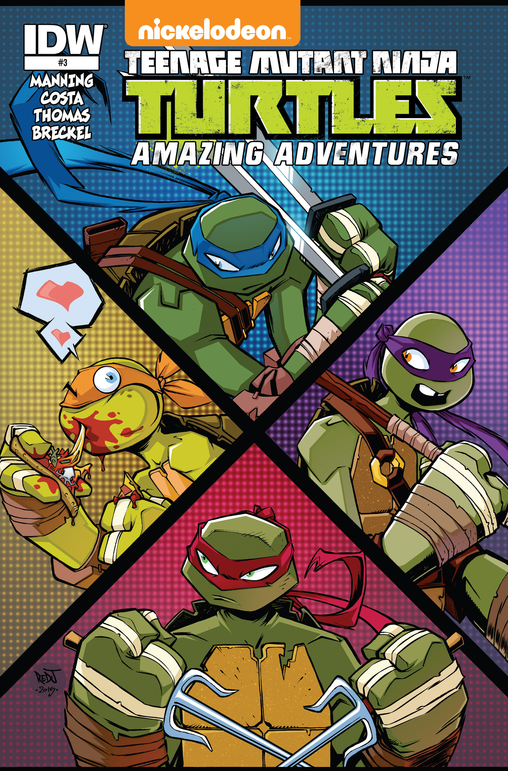 Read online Teenage Mutant Ninja Turtles Amazing Adventures comic -  Issue #3 - 1