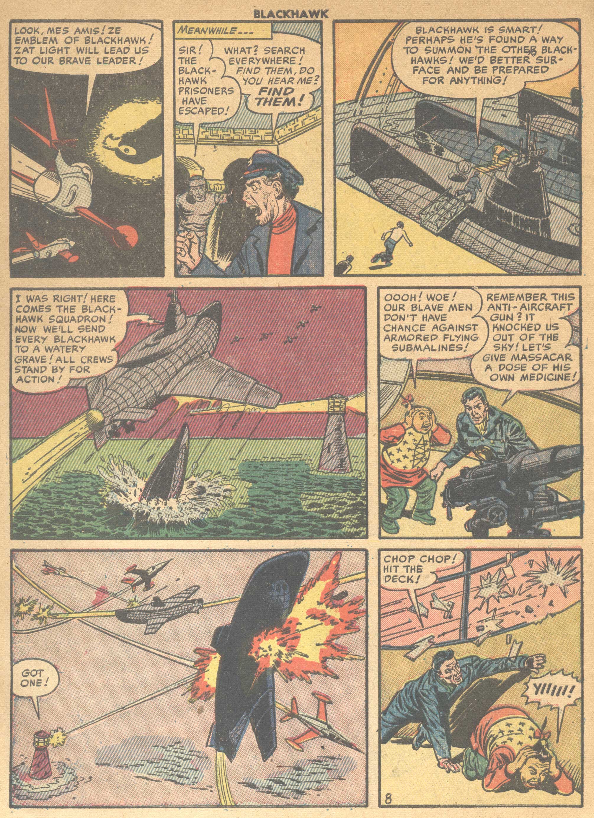 Read online Blackhawk (1957) comic -  Issue #64 - 10