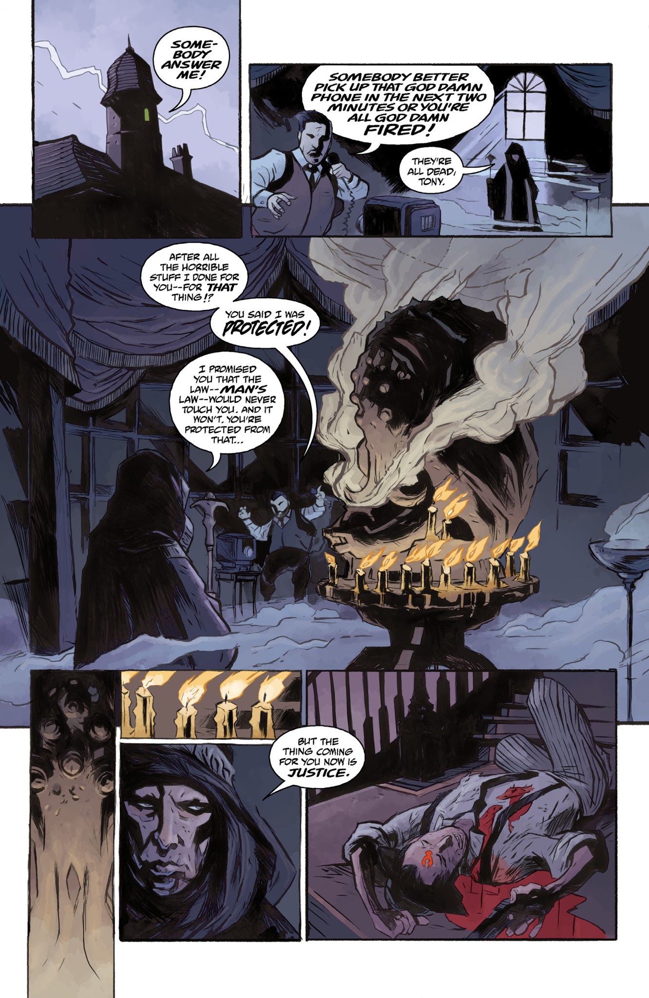 Read online Lobster Johnson: Satan Smells a Rat comic -  Issue # TPB - 58
