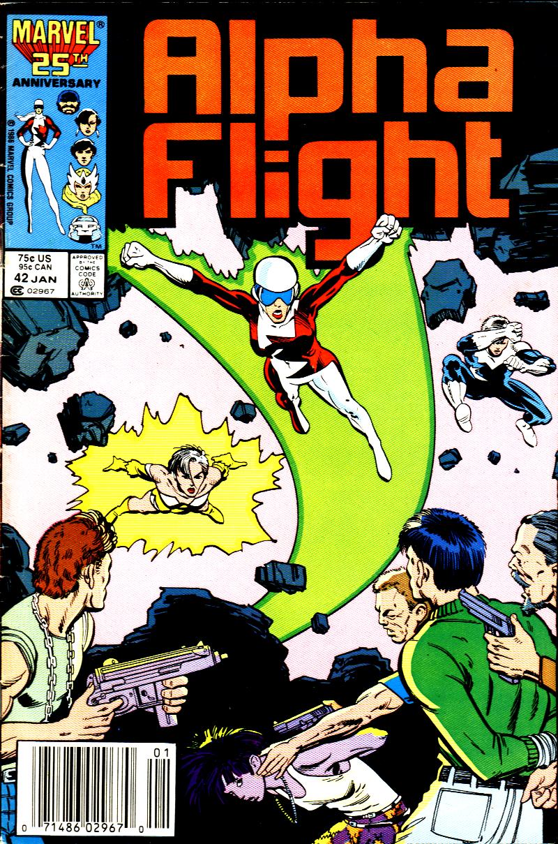 Read online Alpha Flight (1983) comic -  Issue #42 - 1