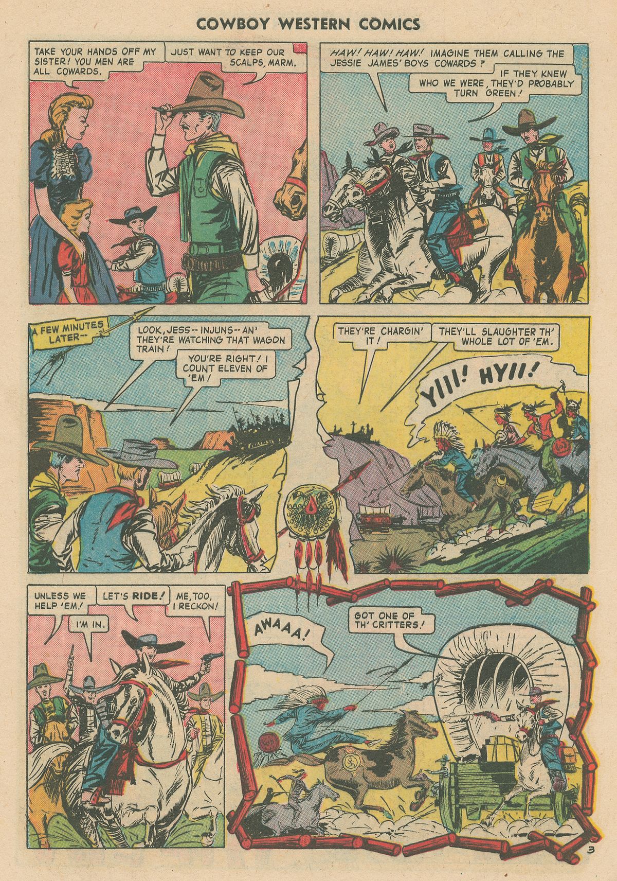 Read online Cowboy Western Comics (1948) comic -  Issue #31 - 5