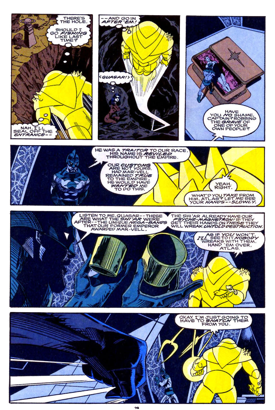 Read online Quasar comic -  Issue #32 - 22