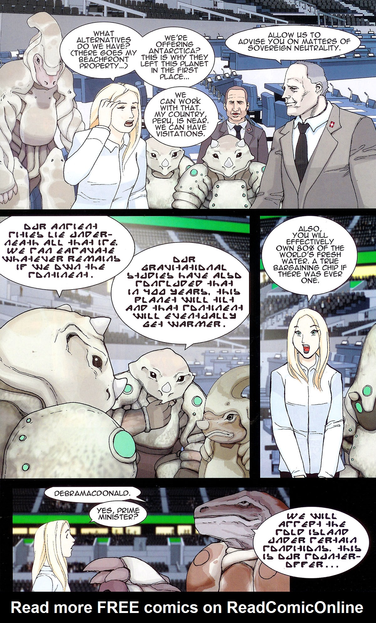 Read online Dinowars comic -  Issue #3 - 10