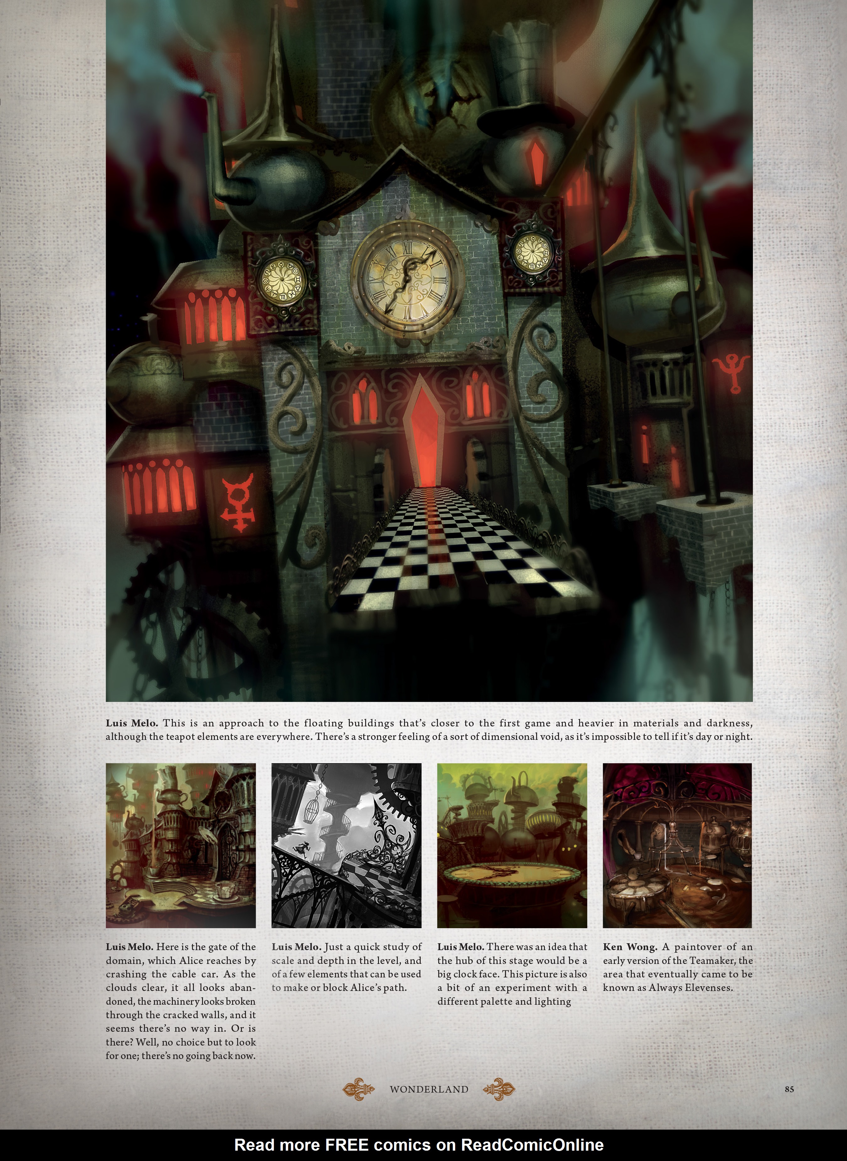 Read online The Art of Alice: Madness Returns comic -  Issue # TPB (Part 1) - 76