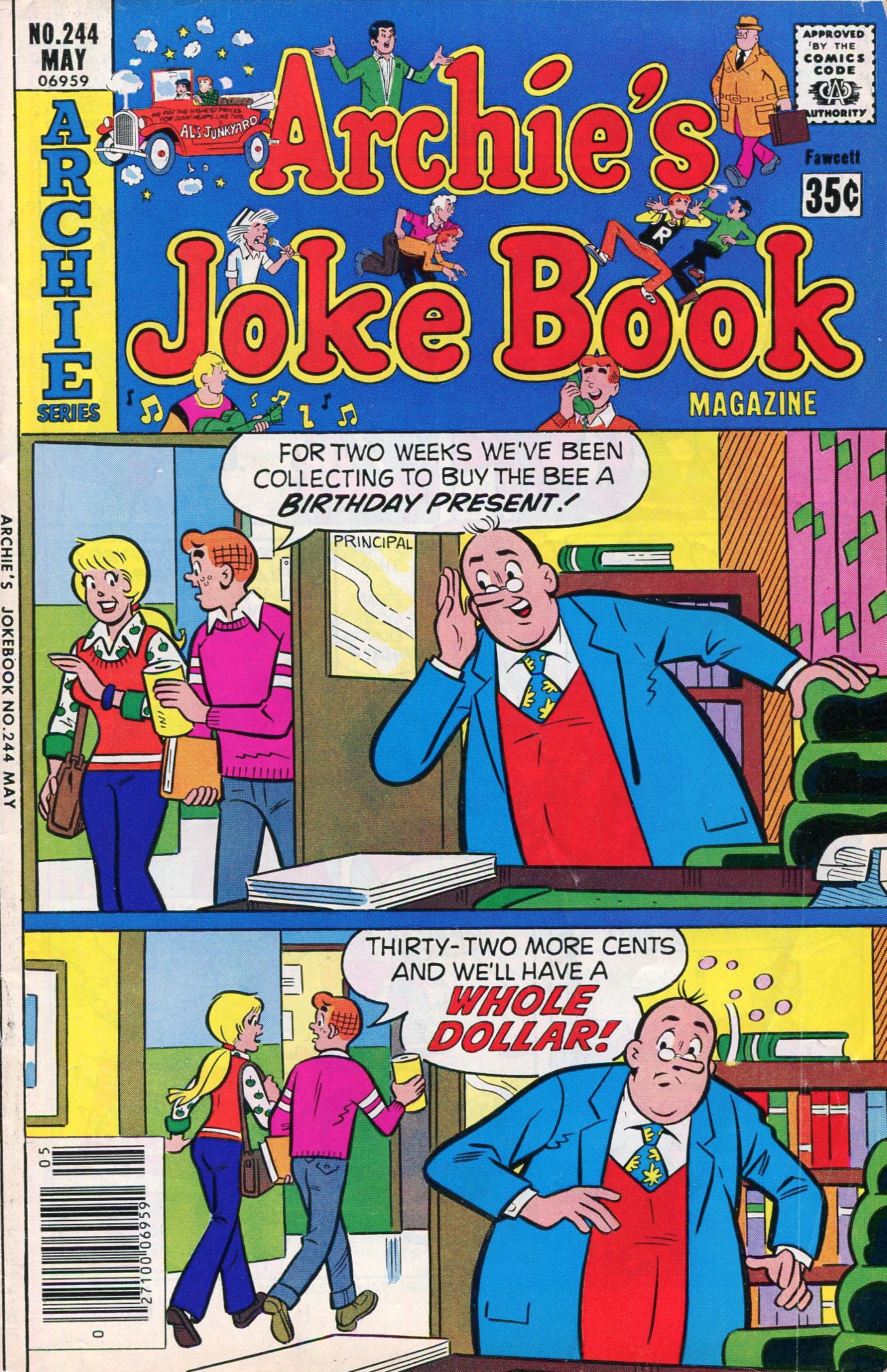 Read online Archie's Joke Book Magazine comic -  Issue #244 - 1