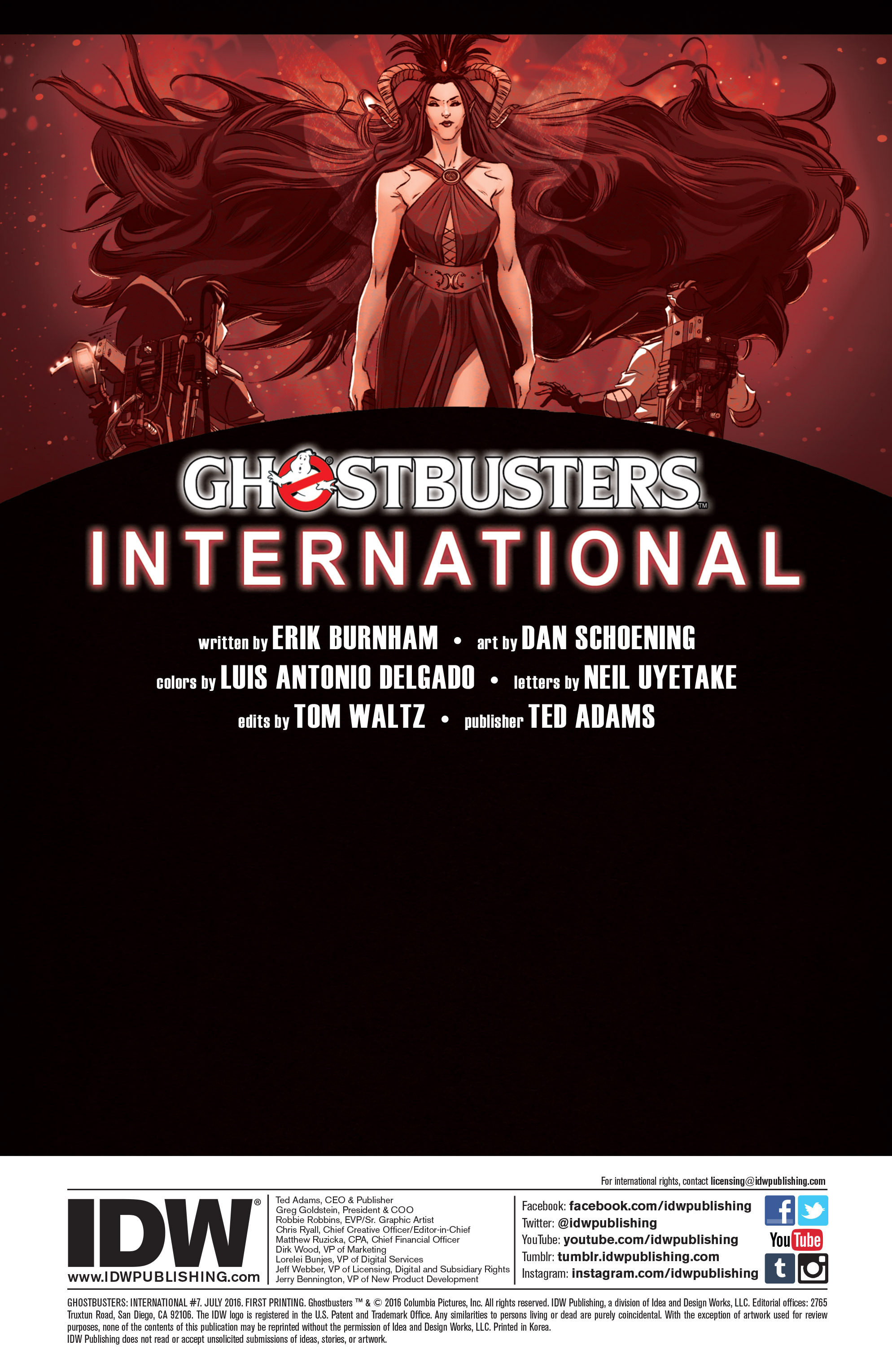Read online Ghostbusters: International comic -  Issue #7 - 2