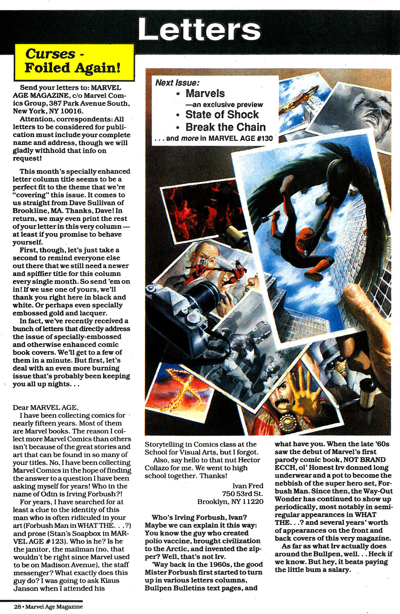 Read online Marvel Age comic -  Issue #129 - 23