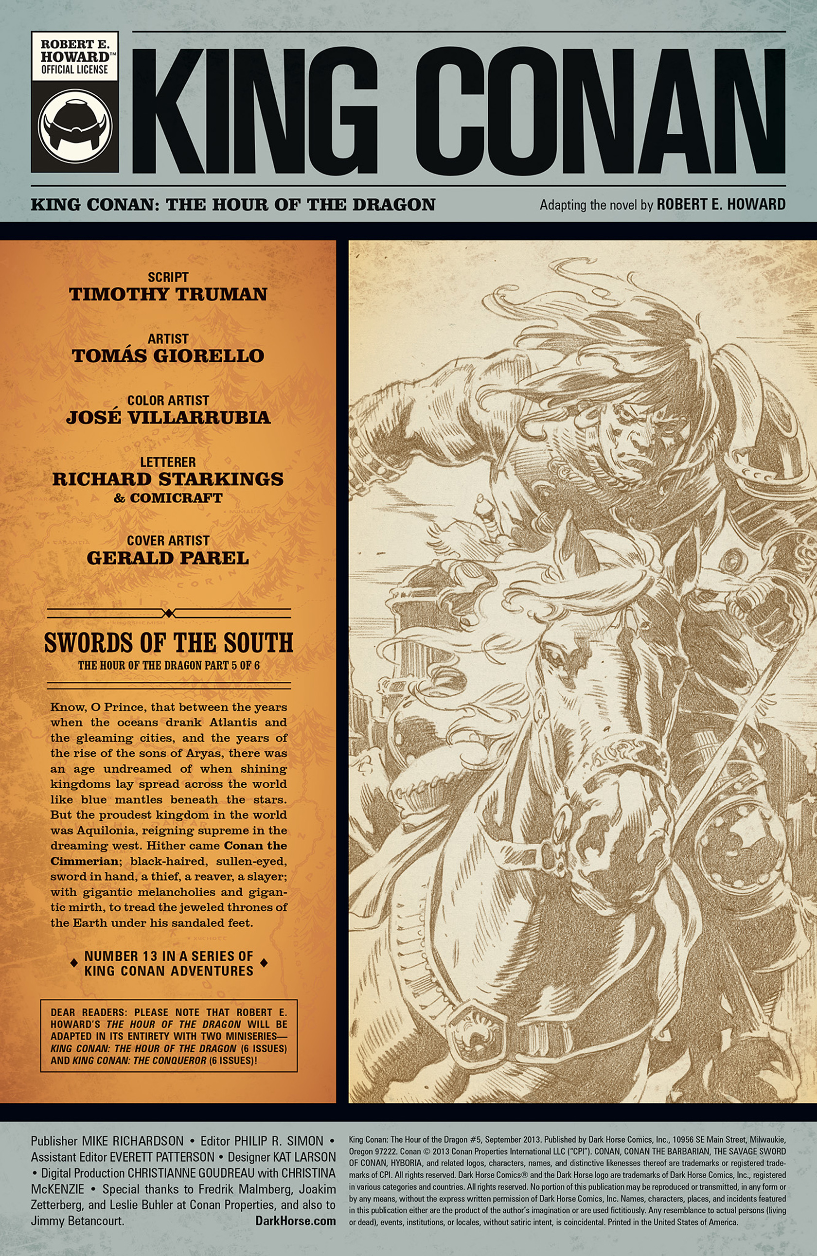 Read online King Conan: The Hour of the Dragon comic -  Issue #5 - 2