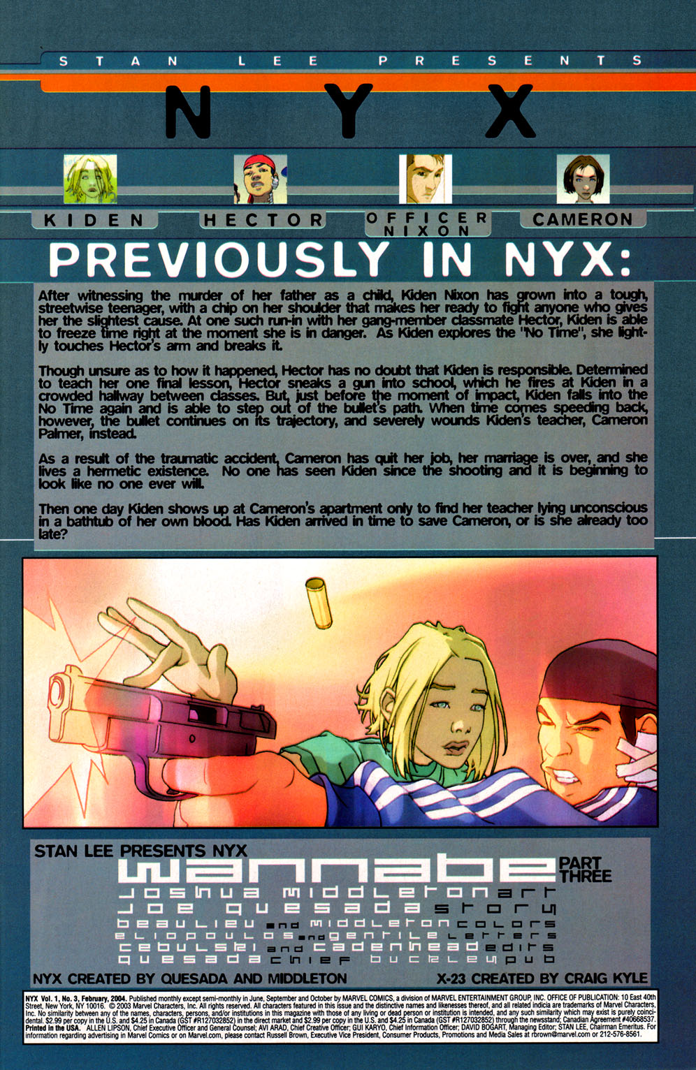 Read online NYX comic -  Issue #3 - 2