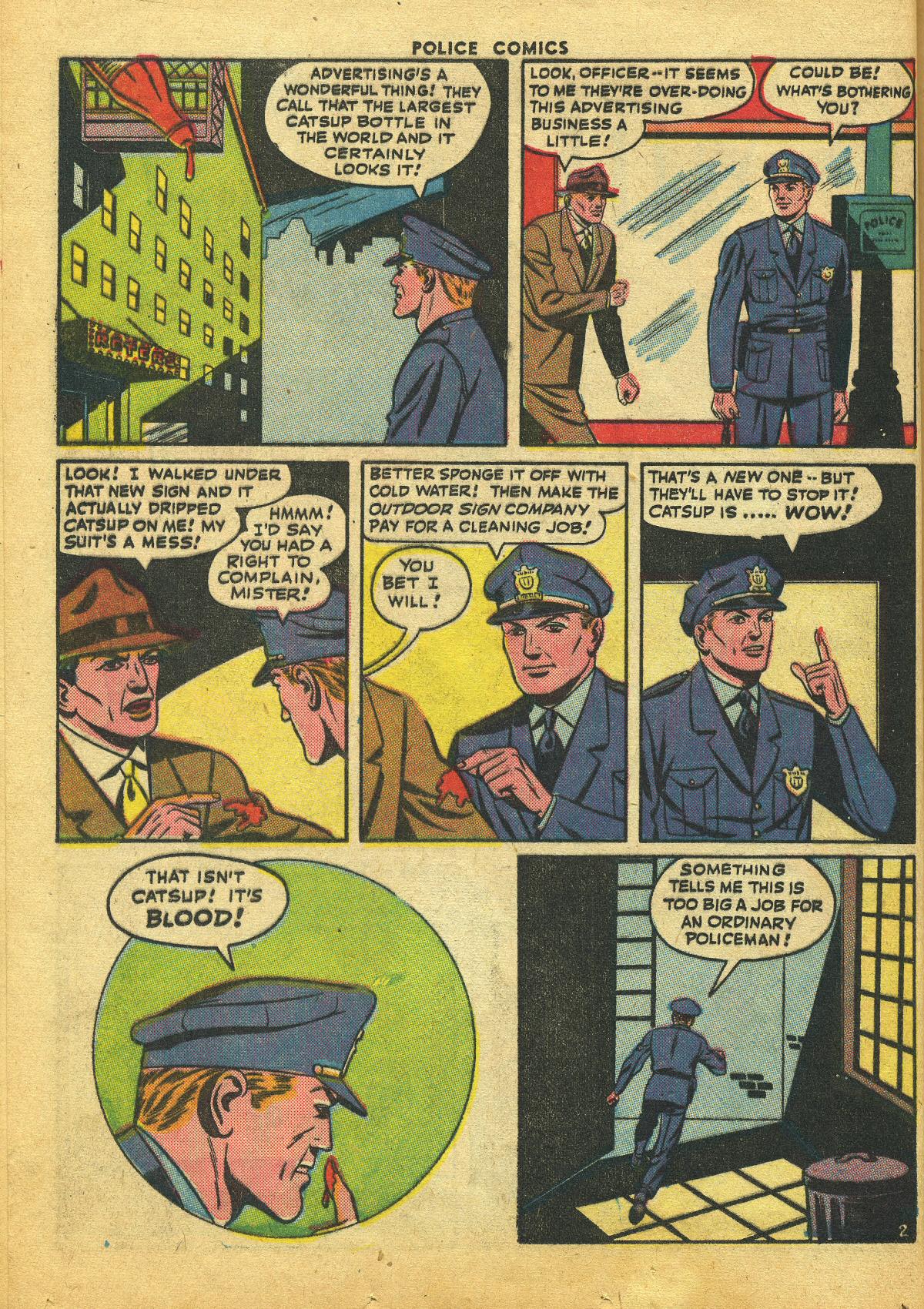 Read online Police Comics comic -  Issue #48 - 20