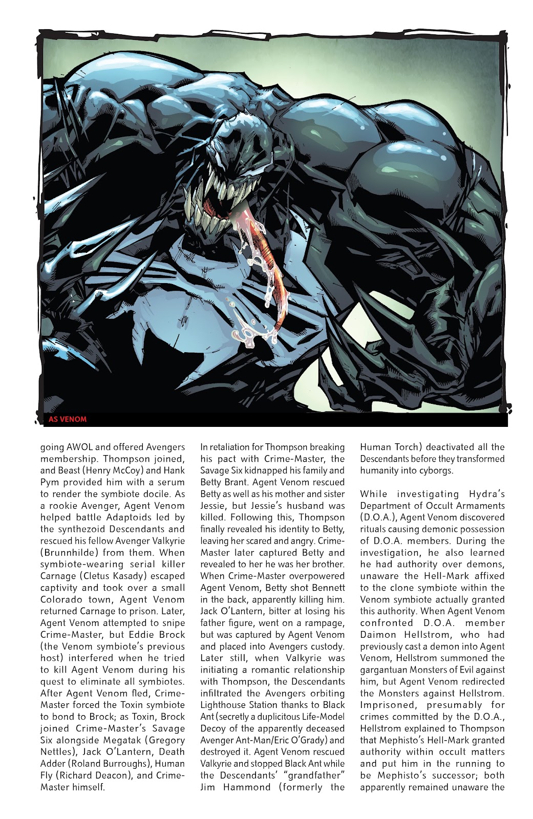 King In Black One-Shots issue Handbook - Page 7