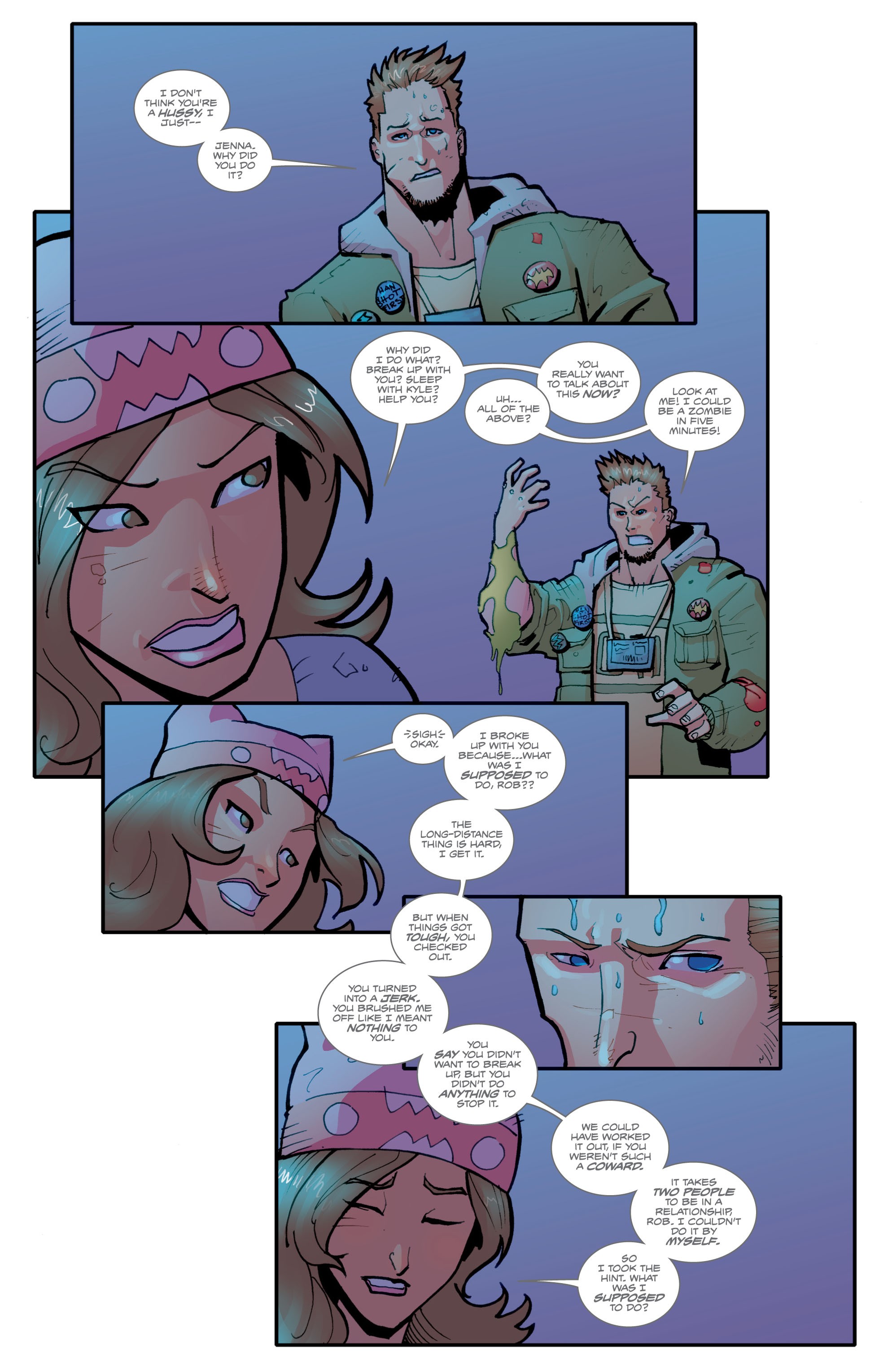 Read online Fanboys vs. Zombies comic -  Issue #3 - 24