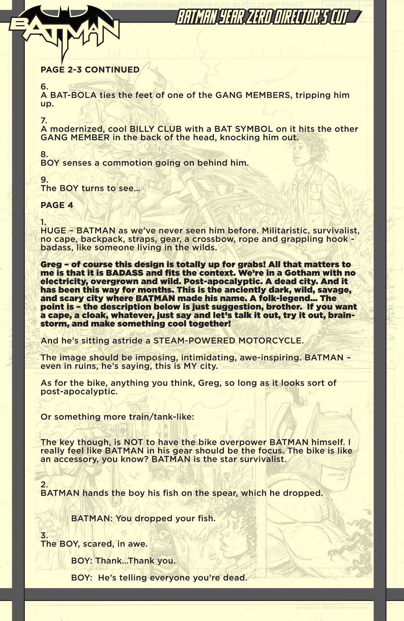 Read online Batman Zero Year Director's Cut comic -  Issue # Full - 32