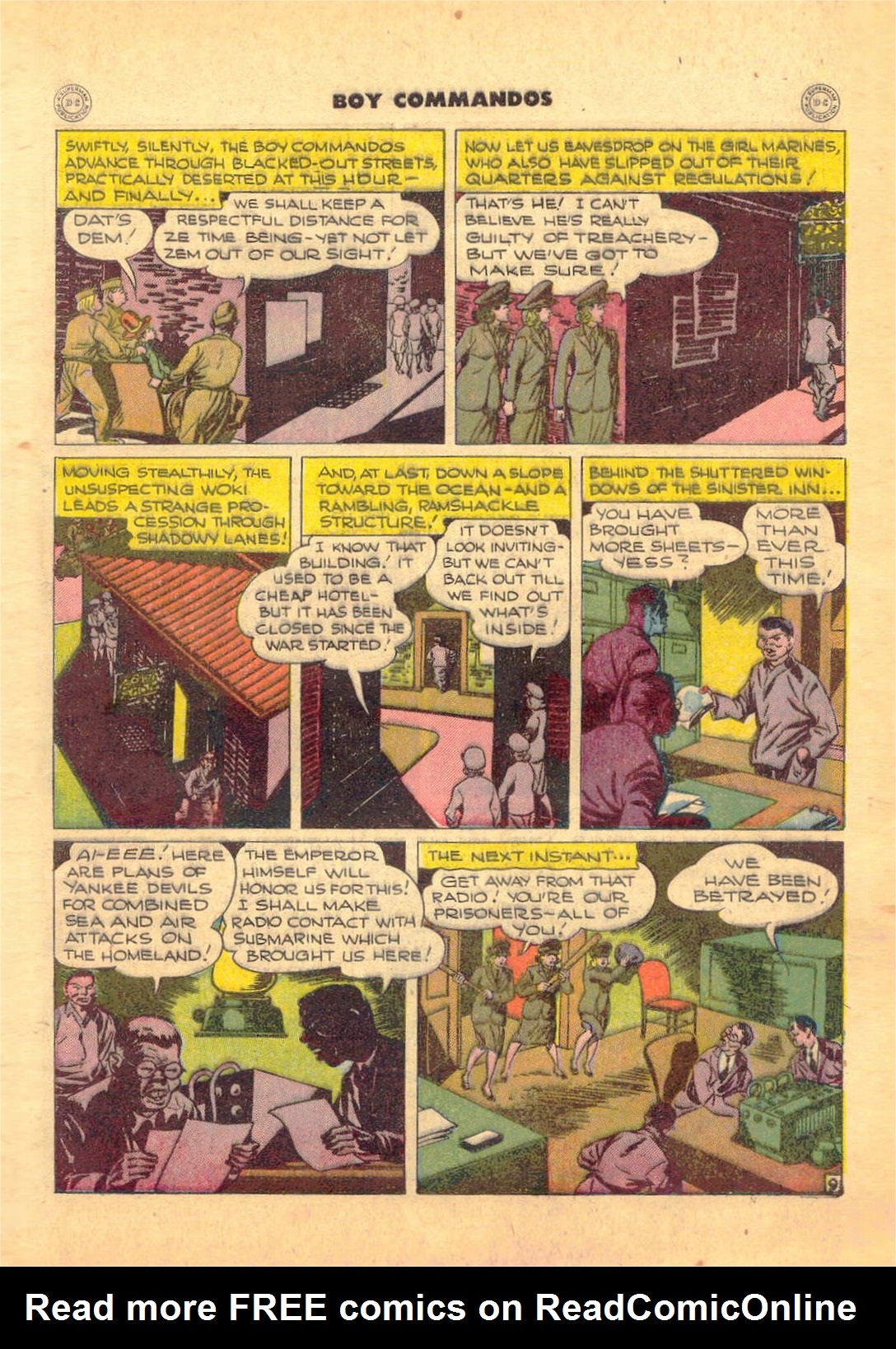 Read online Boy Commandos comic -  Issue #13 - 11
