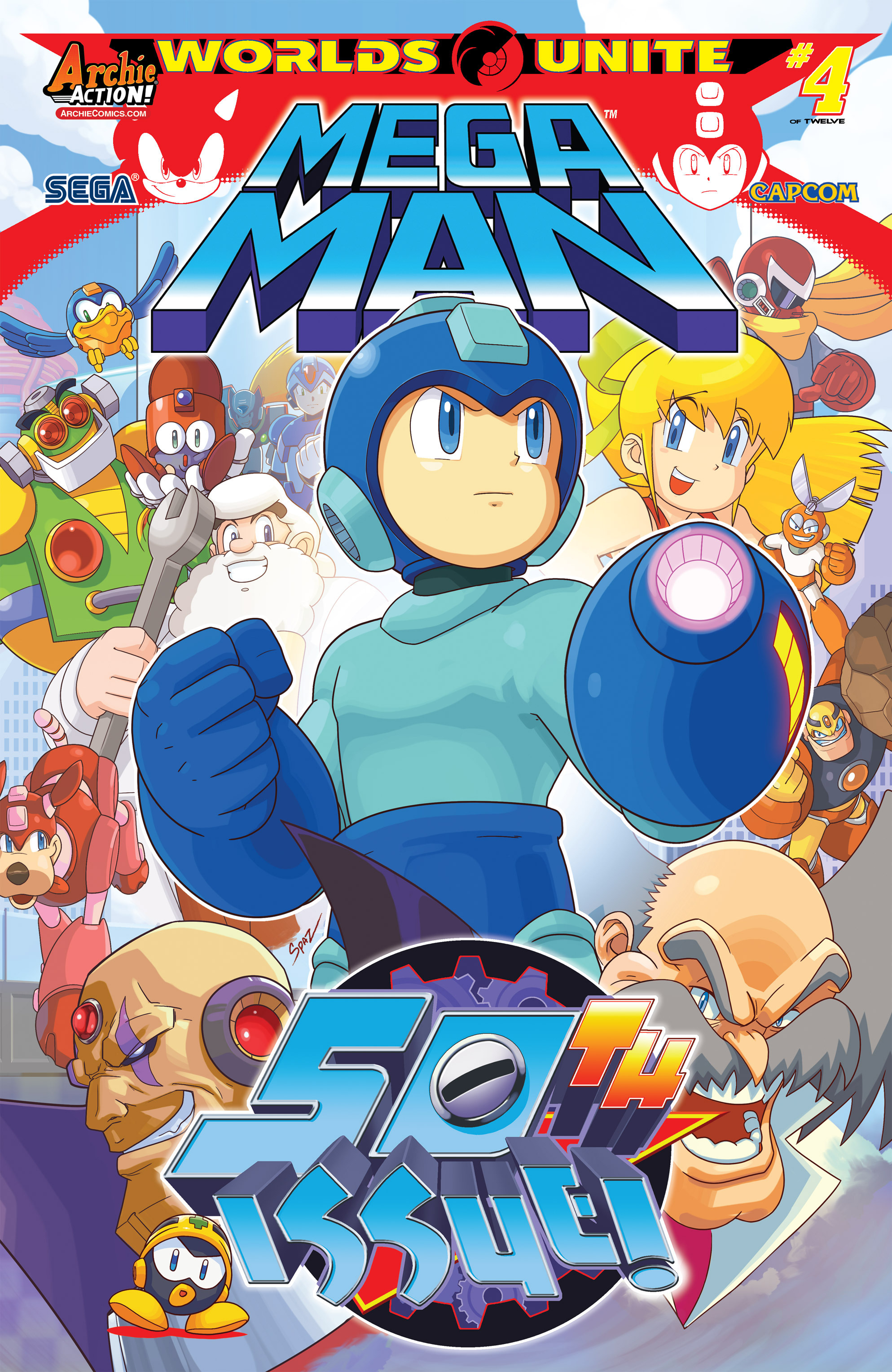 Read online Mega Man comic -  Issue #50 - 1