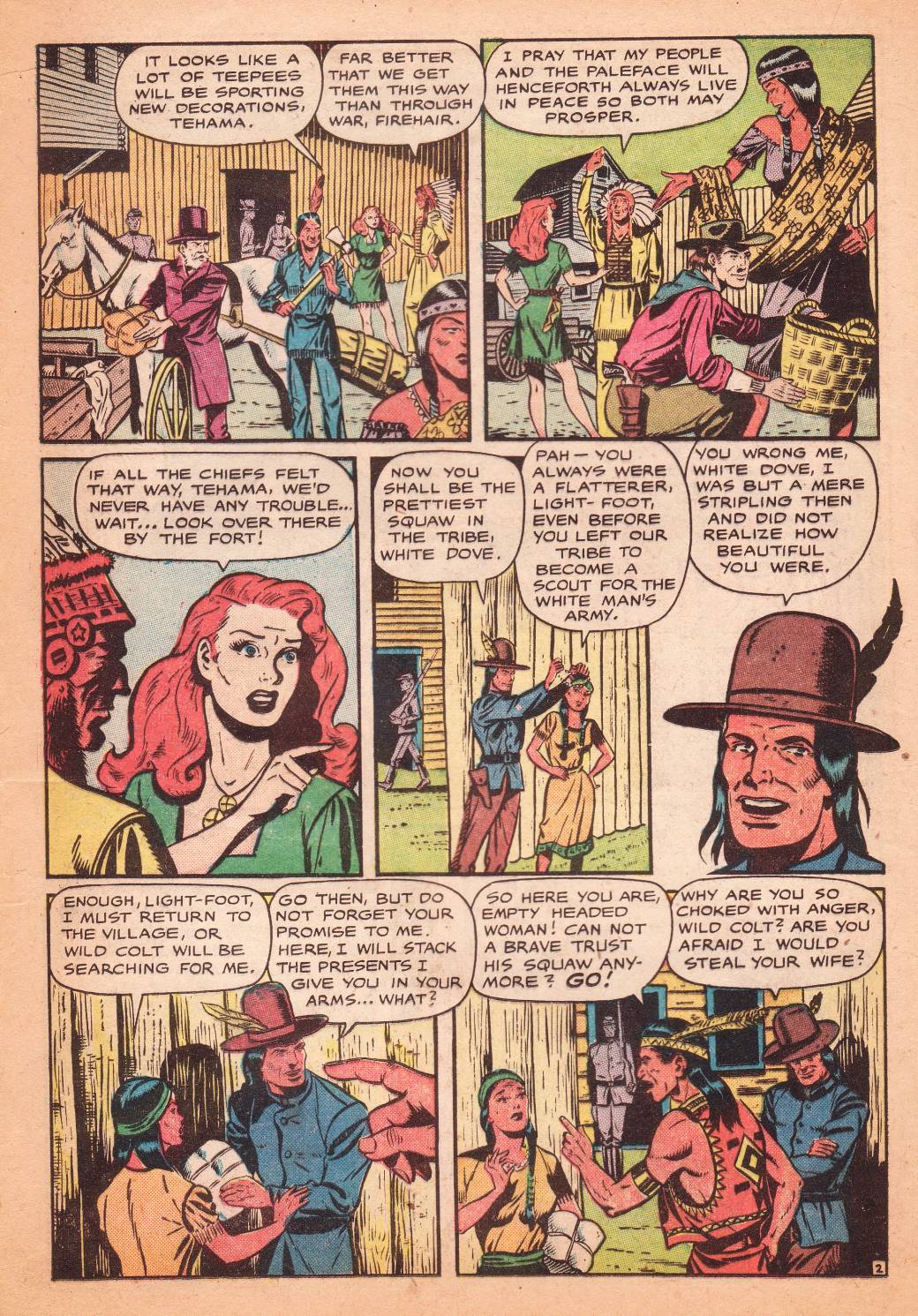 Read online Pioneer West Romances comic -  Issue #5 - 16