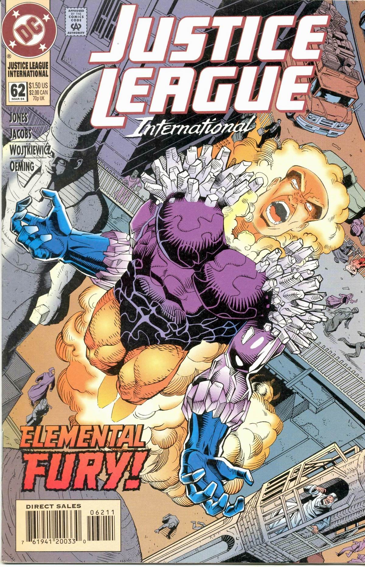 Read online Justice League International (1993) comic -  Issue #62 - 1