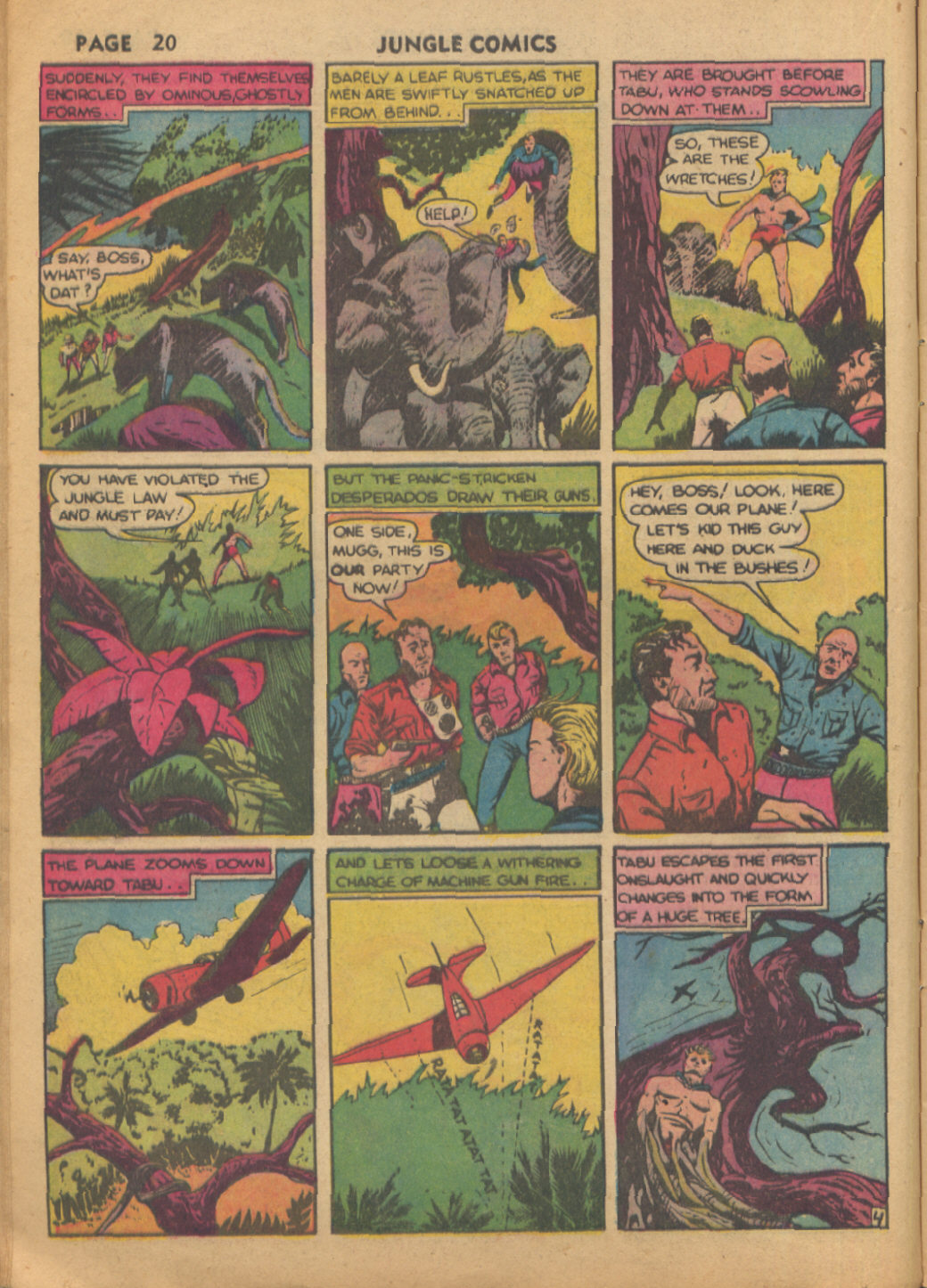 Read online Jungle Comics comic -  Issue #10 - 21